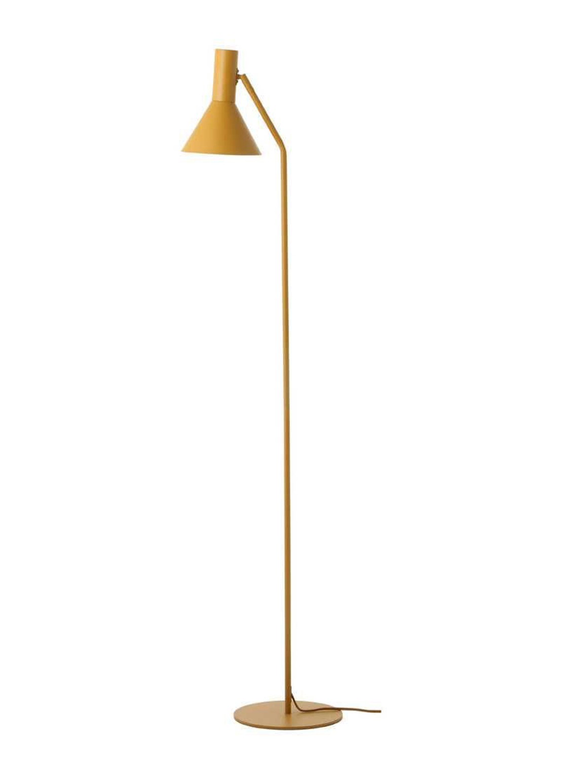 Frandsen Lyss vloerlamp 137 cm - voorkant mosterd