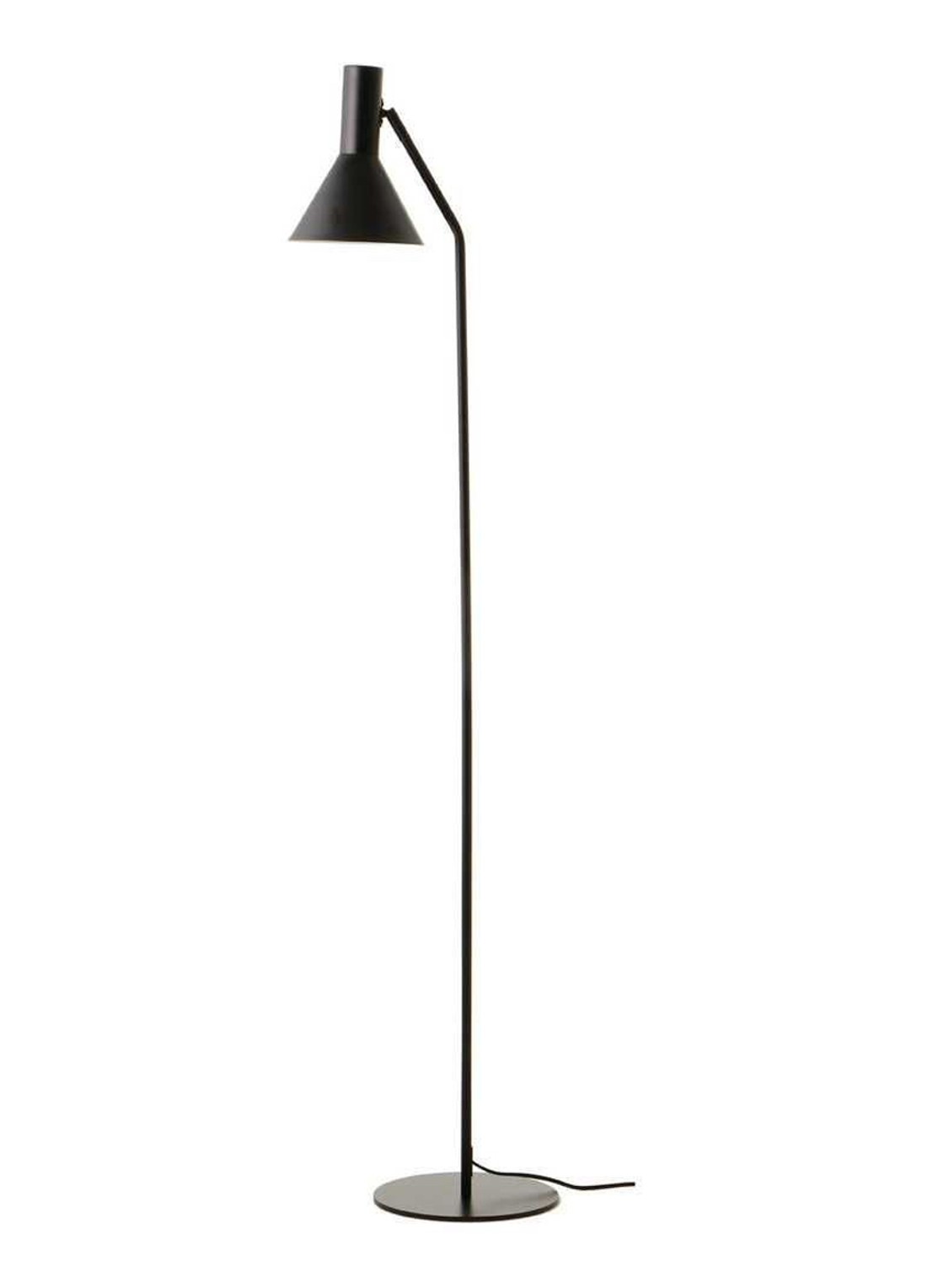 Frandsen Lyss vloerlamp 137 cm - voorkant zwart