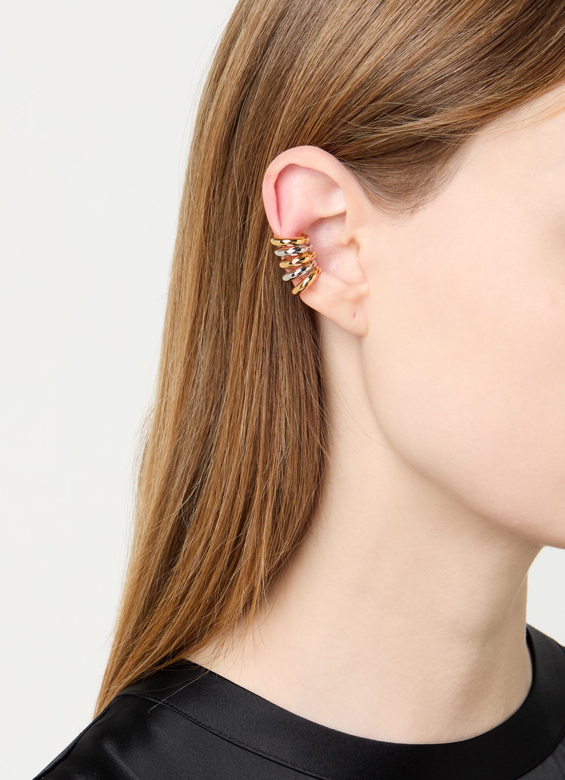 Franky Amsterdam Alba ear cuff verguld - voorkant 2 goud