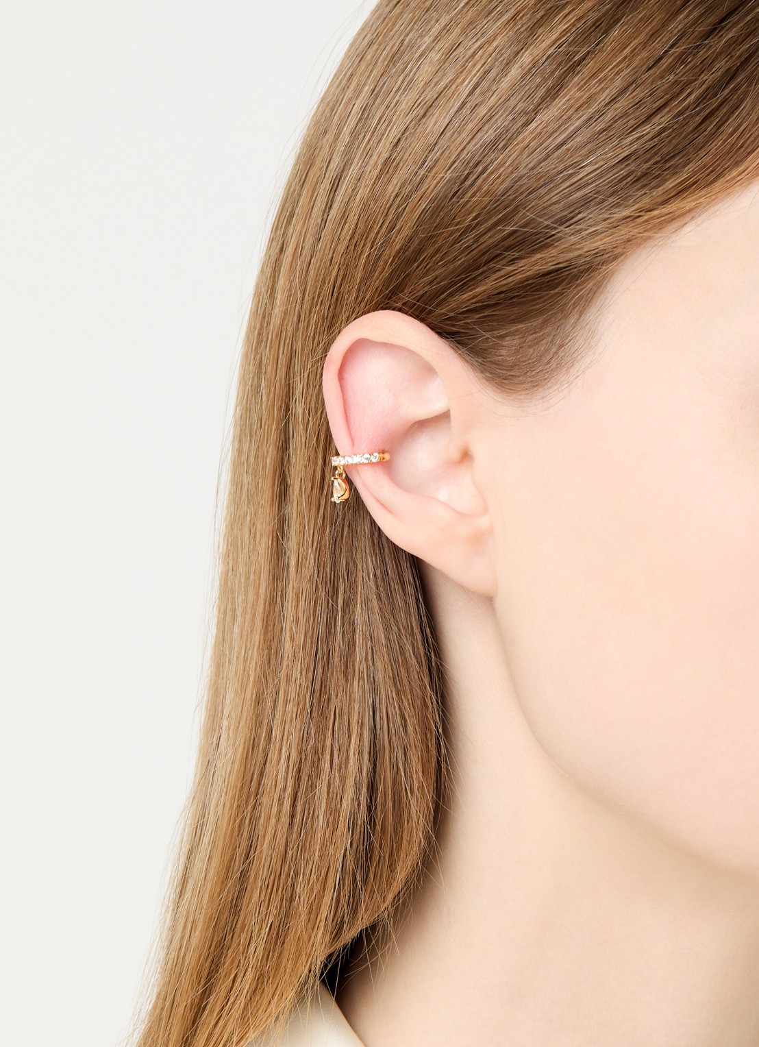 Franky Amsterdam Chloe ear cuff verguld - voorkant 4 goud
