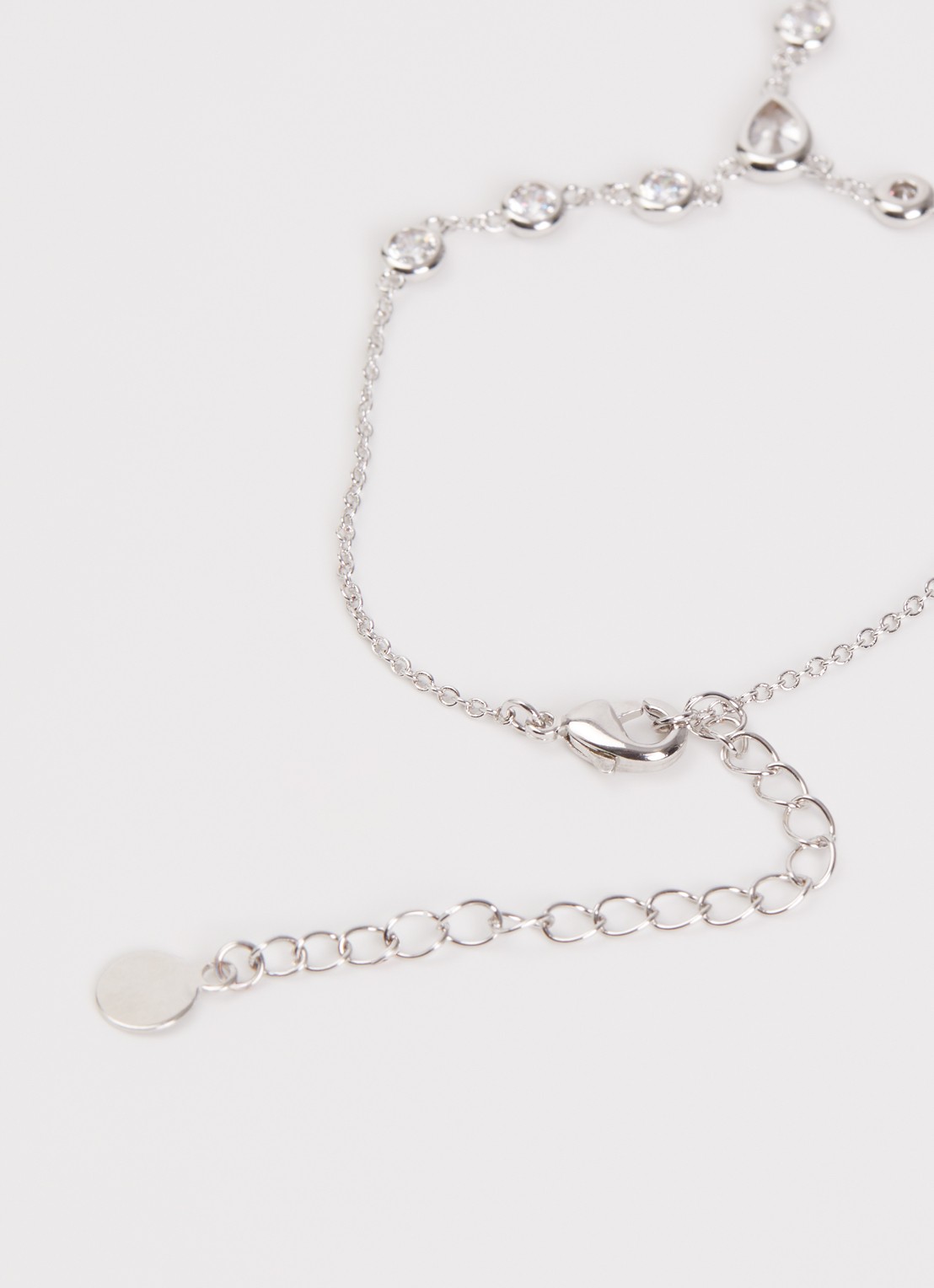 Franky Amsterdam De aurelia armband met kristal - detail 2 zilver