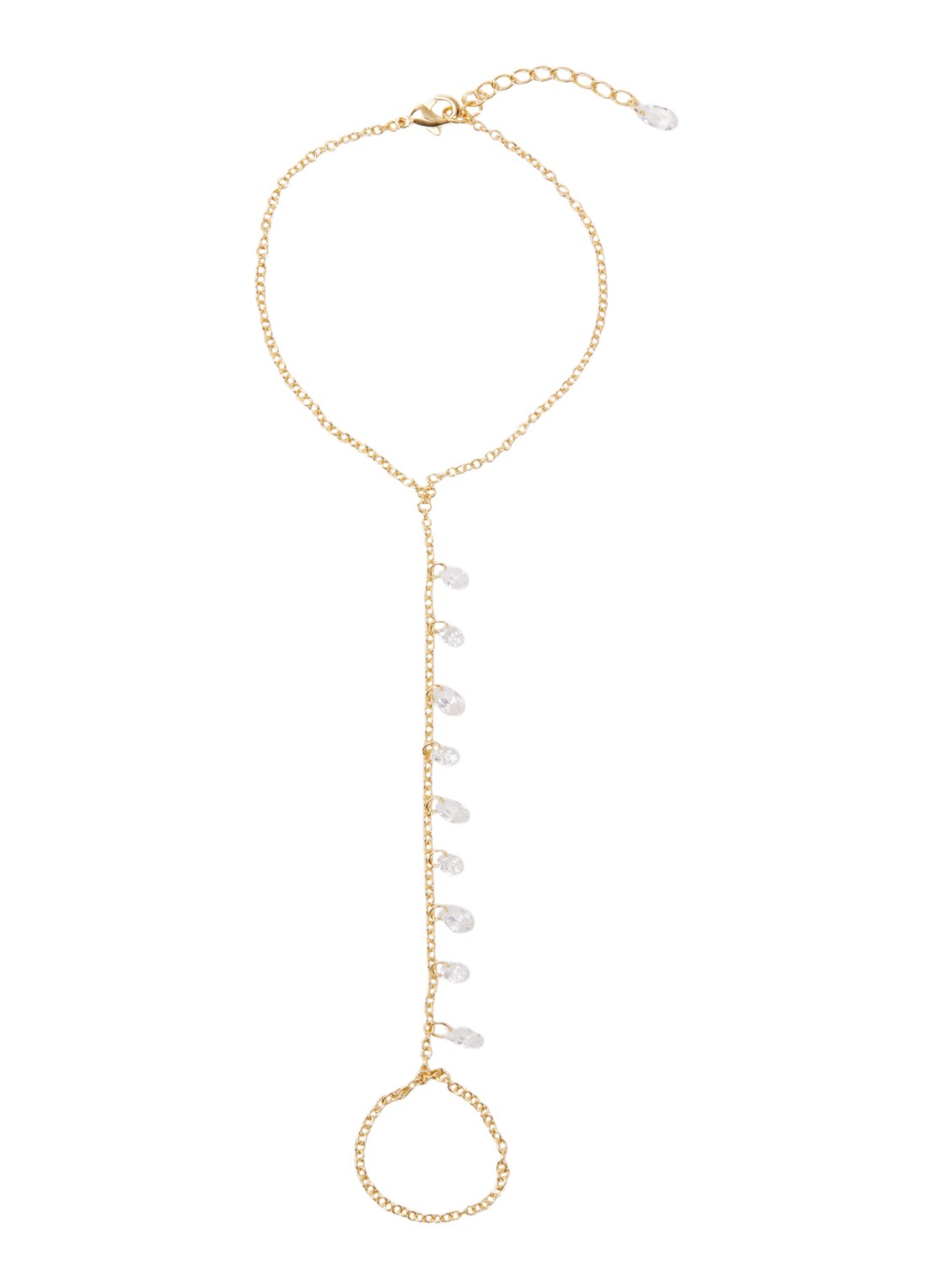 Franky Amsterdam De Selene armband verguld - voorkant goud