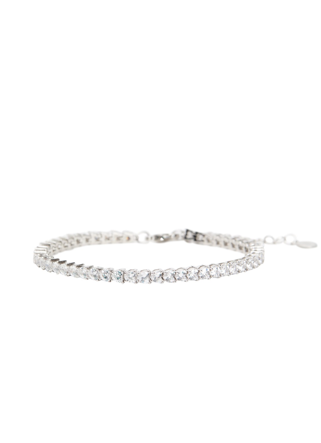 Franky Amsterdam The Aphrodite armband verzilverd - voorkant zilver