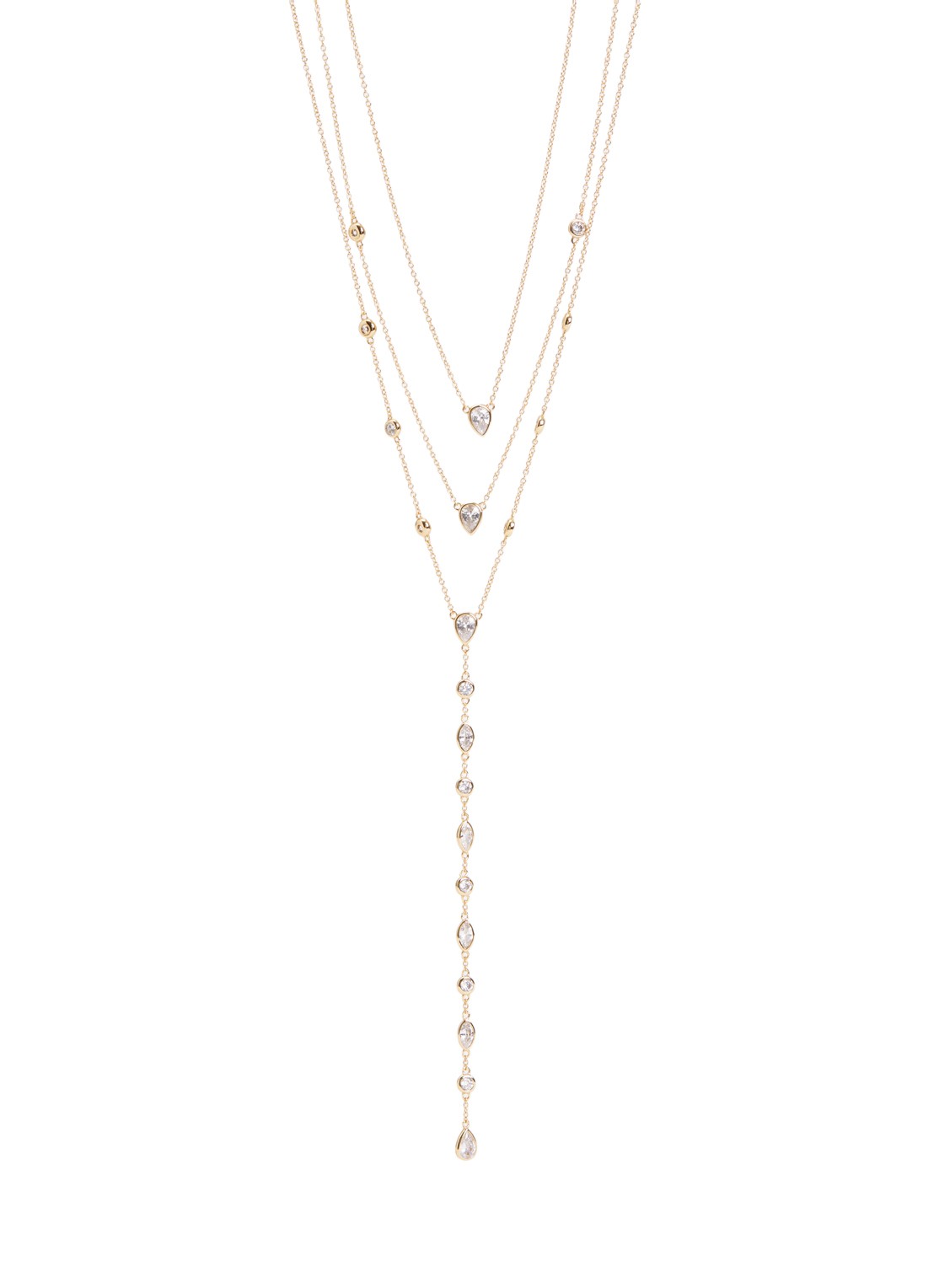Franky Amsterdam The Aurelia ketting verguld - voorkant goud
