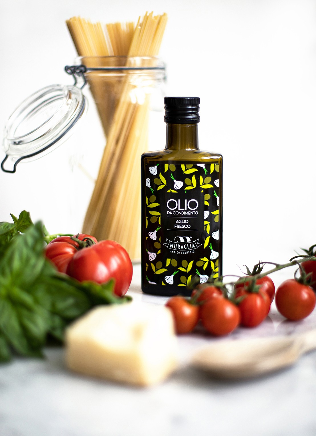 Frantoio Muraglia Aglio extra vierge olijfolie 200 ml - detail undefined