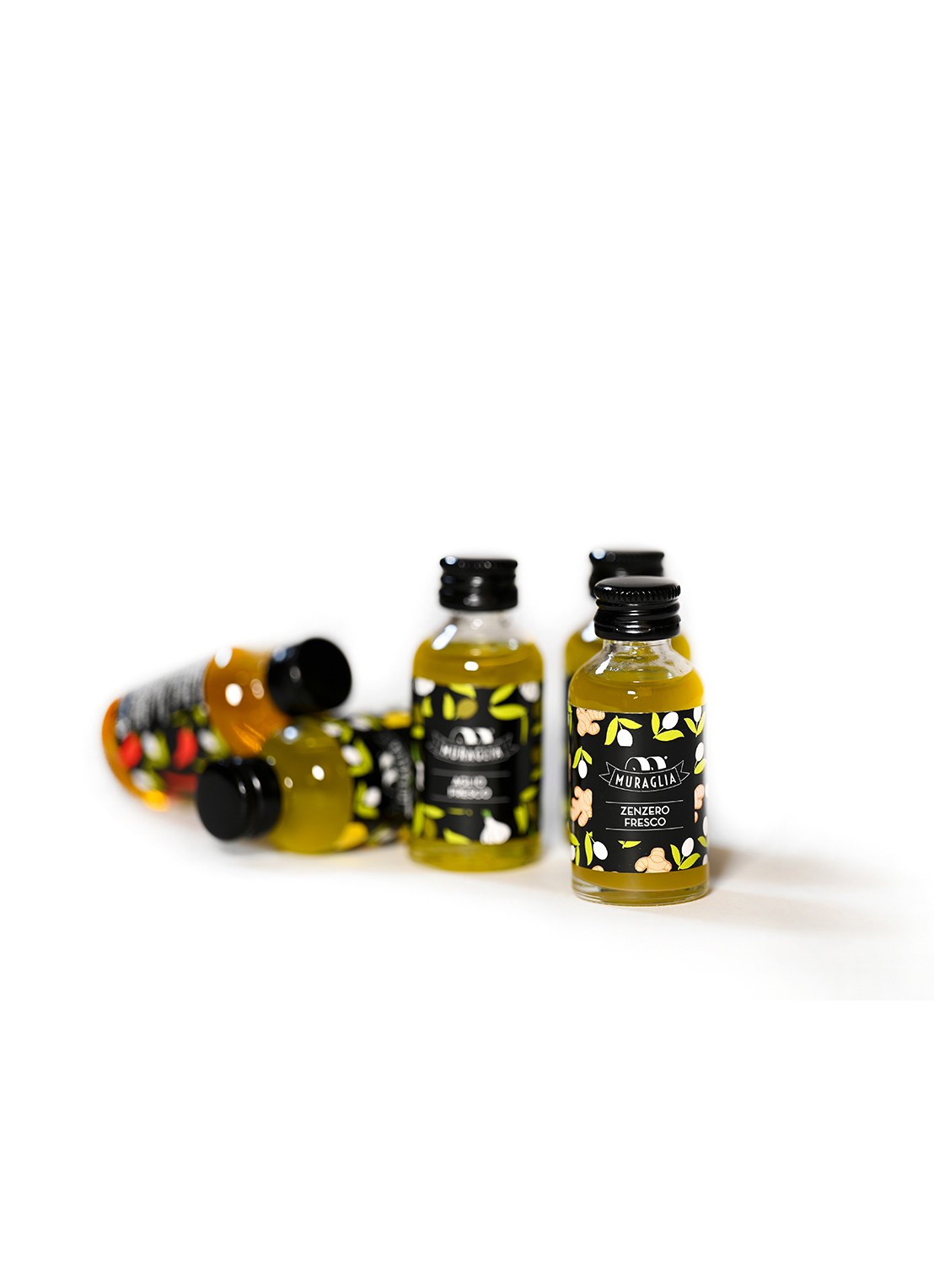Frantoio Muraglia Aromatici extra vierge olijfolie 5 x 20 ml - voorkant 2 undefined