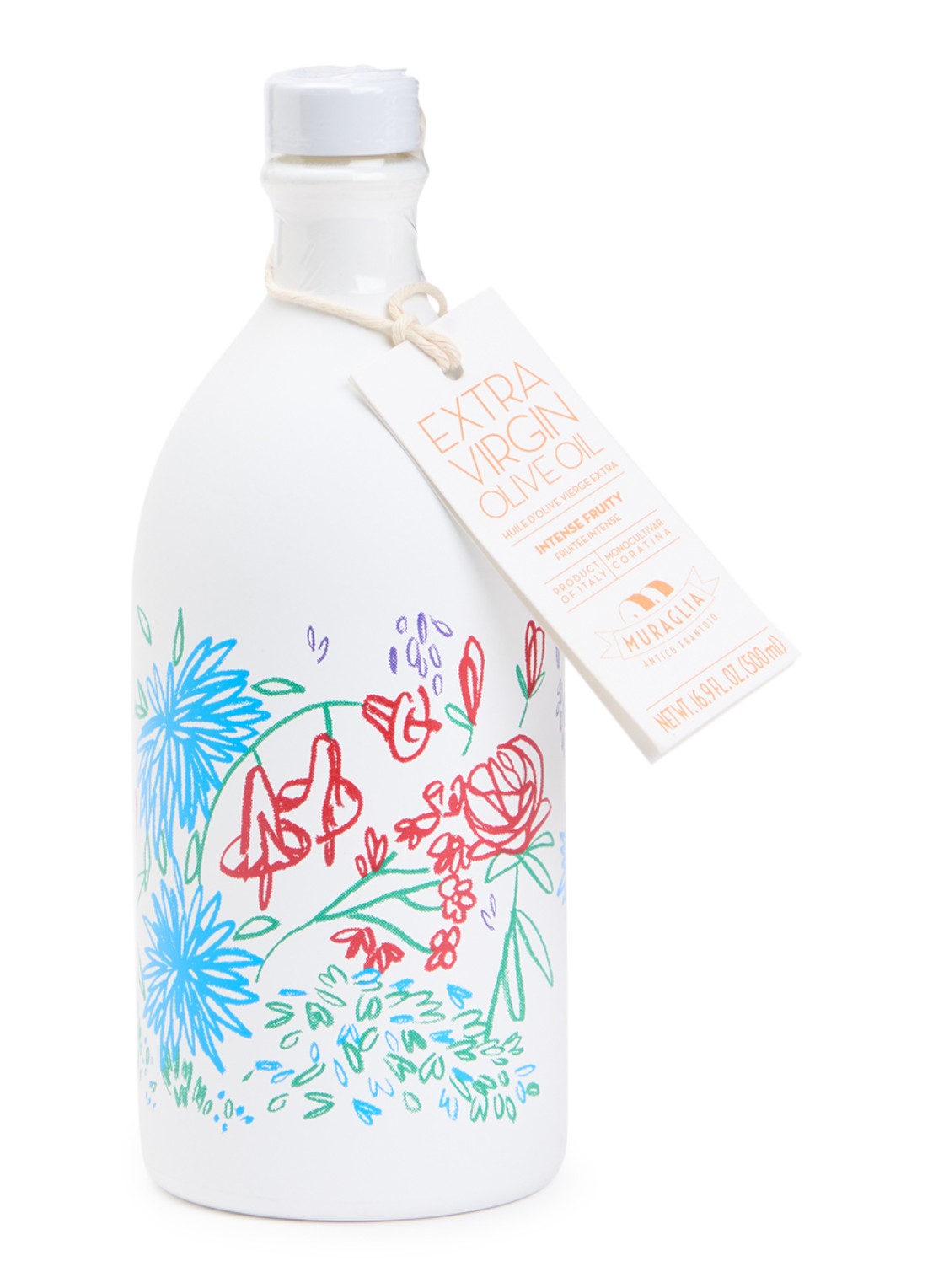 Frantoio Muraglia Floral Intense Fruity extra vierge olijfolie 500 ml - voorkant undefined