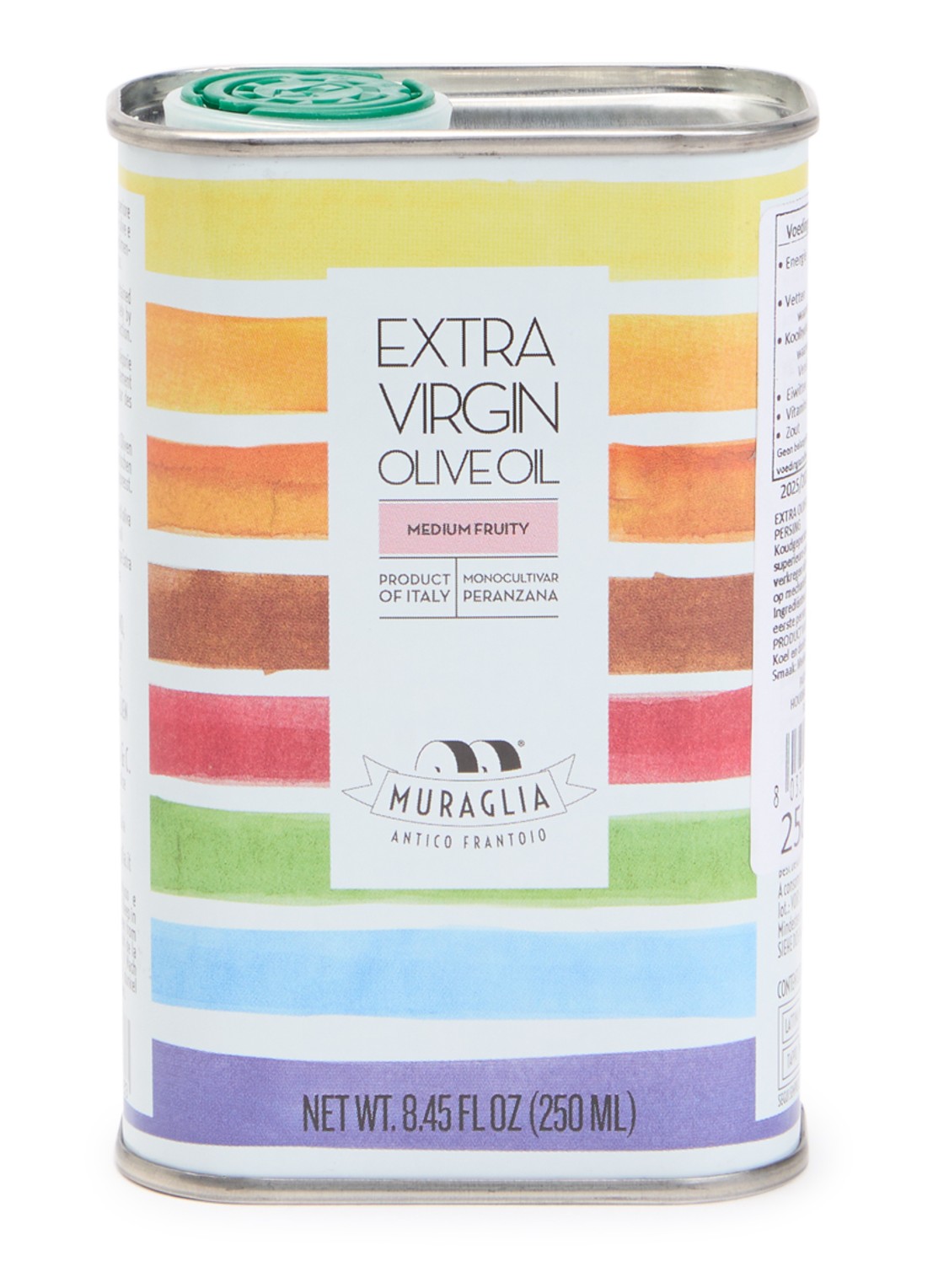 Frantoio Muraglia Rainbow extra vierge olijfolie 250 ml - voorkant undefined