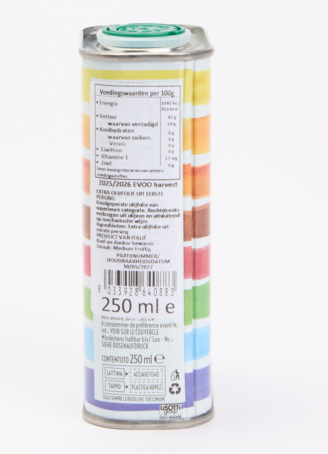 Frantoio Muraglia Rainbow extra vierge olijfolie 250 ml - voorkant 2 undefined