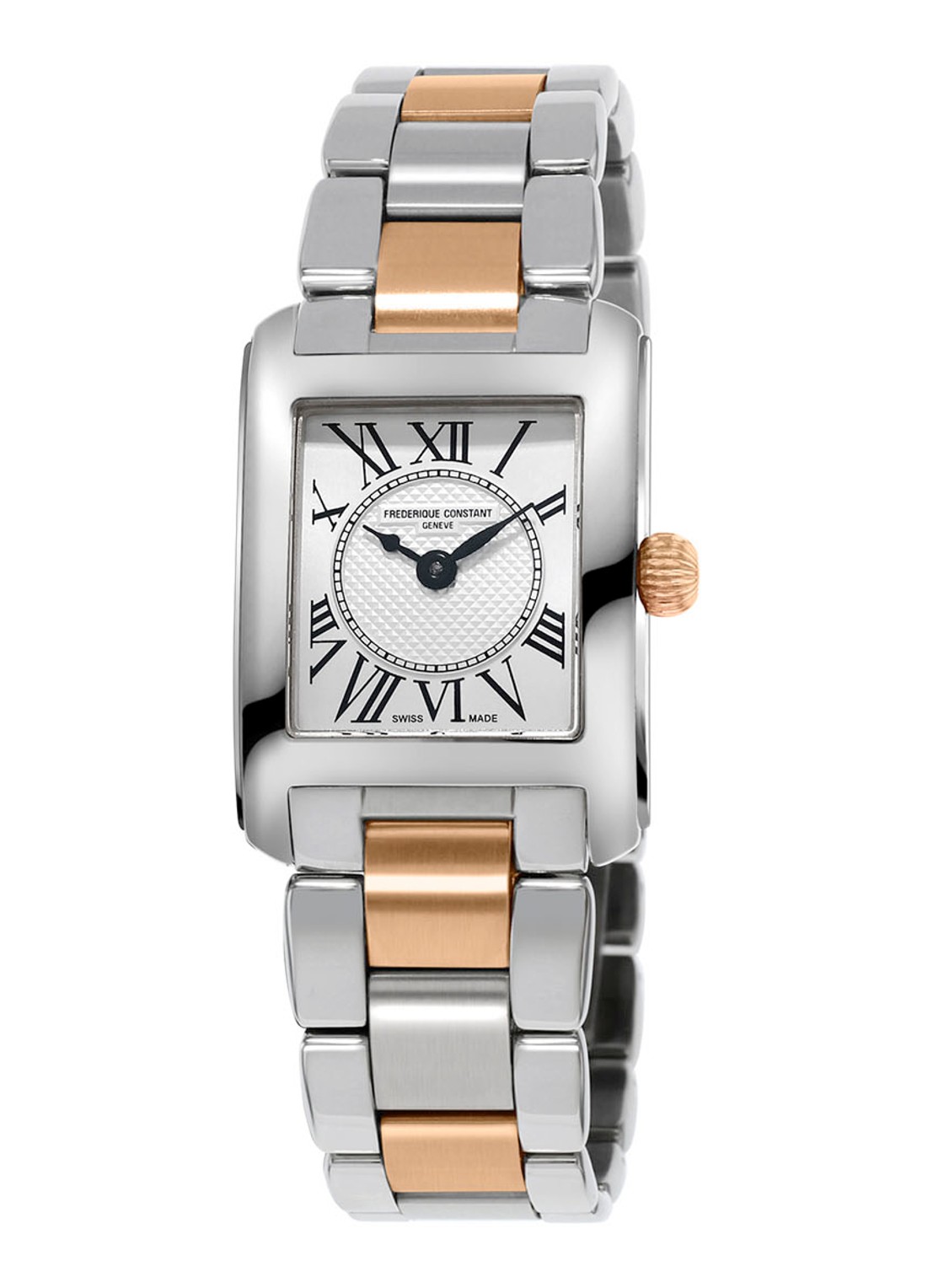 Frederique Constant Classic Carée horloge FC-200MC12B - voorkant zilver