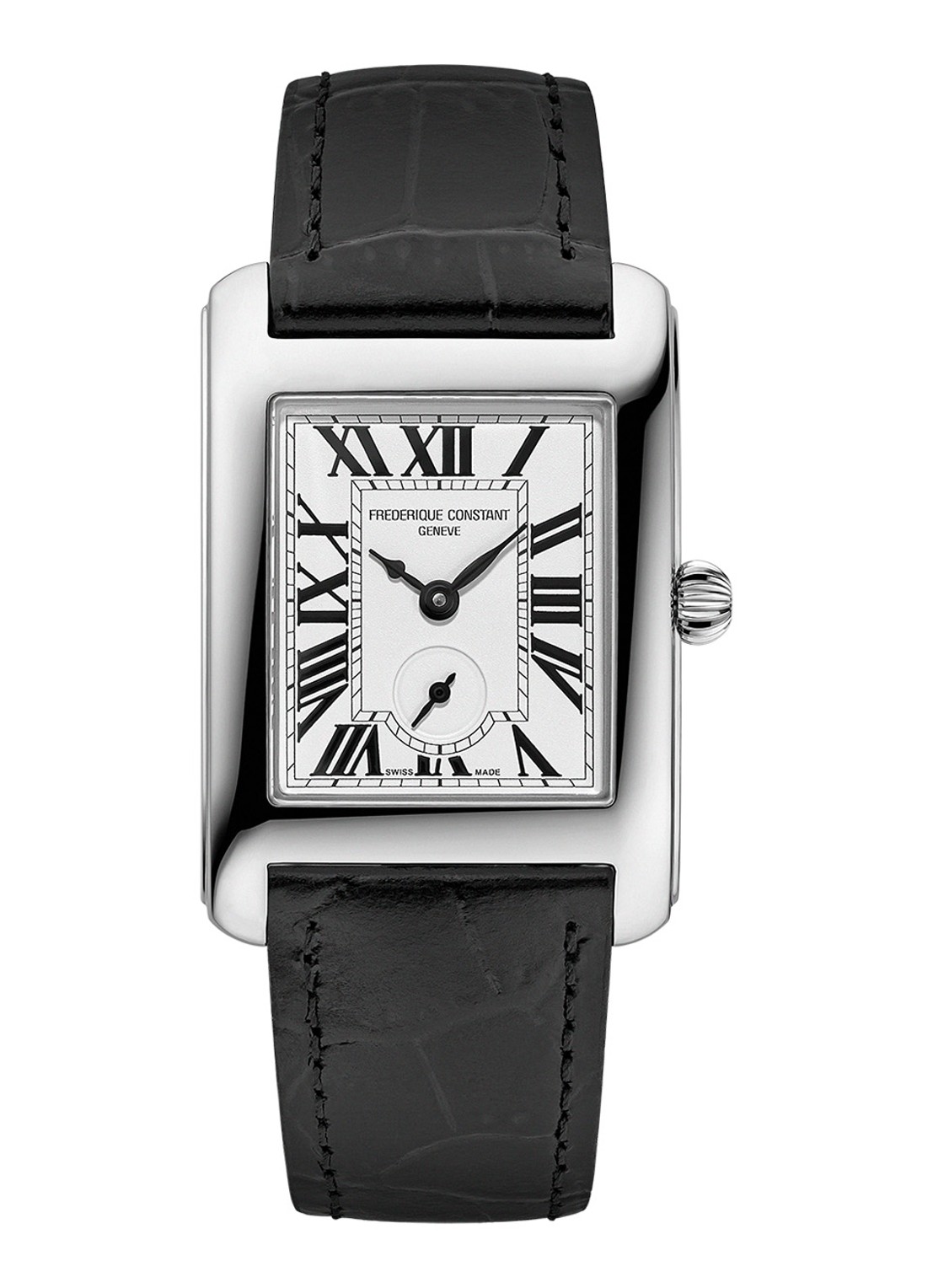Frederique Constant Classic Carree horloge FC-235S2C6 - voorkant 3 zilver