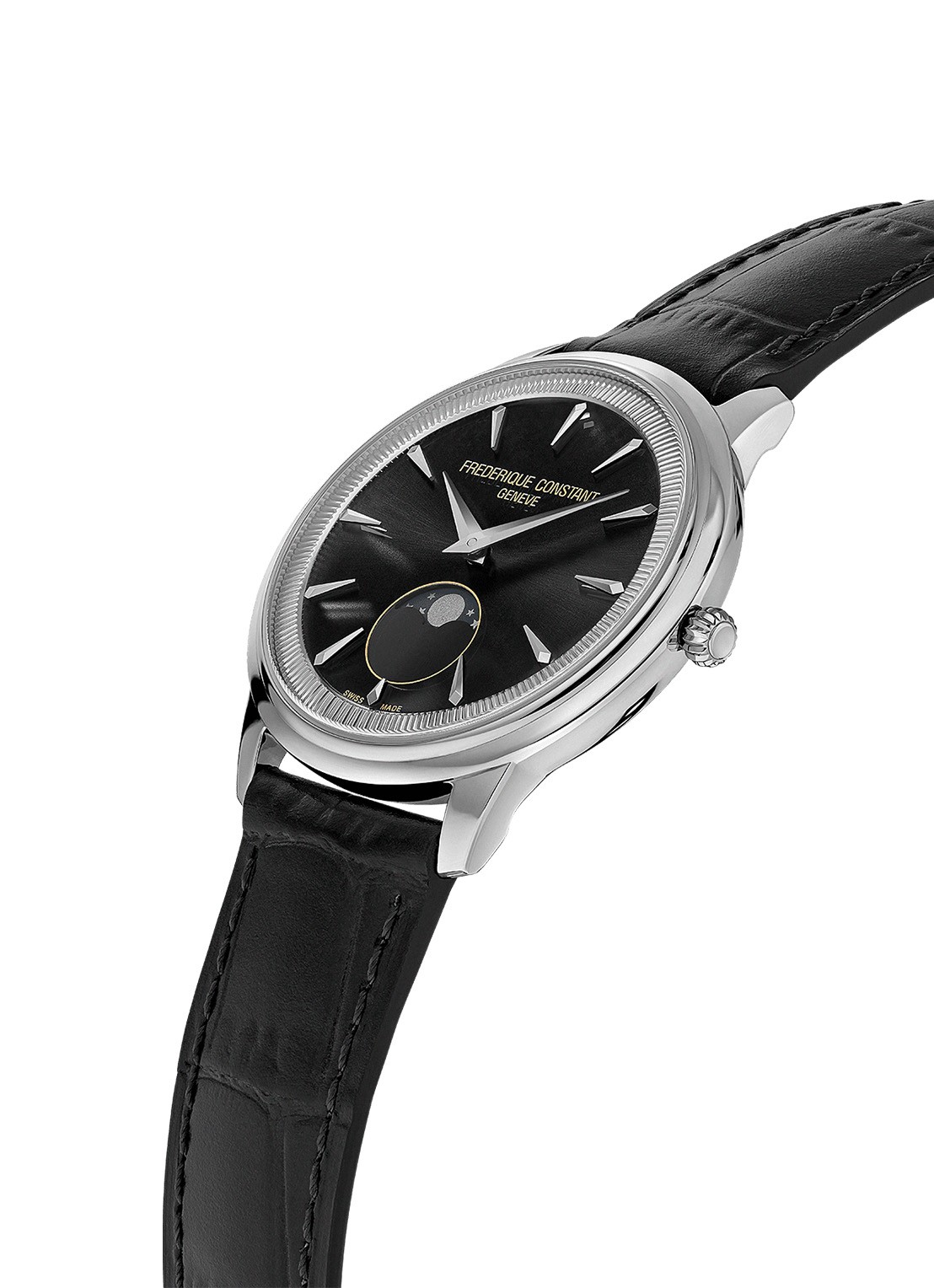 Frederique Constant Classic Moneta horloge FC-206B3S6 - detail 2 zilver