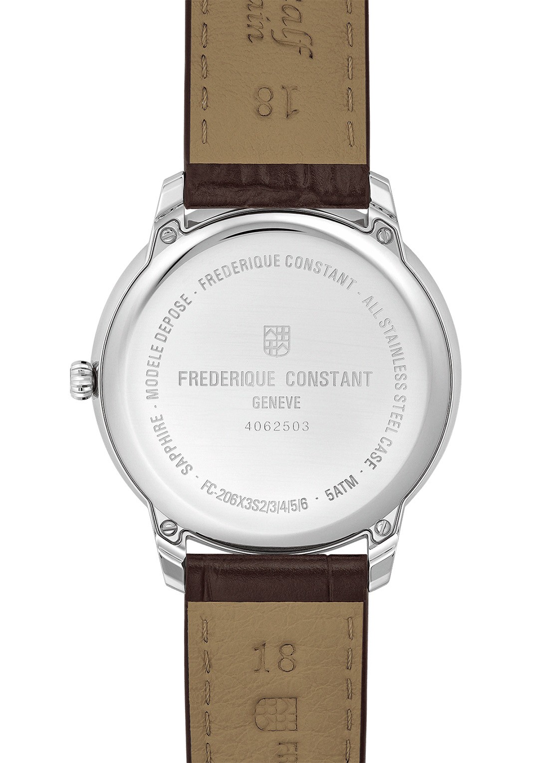 Frederique Constant Classic Moneta horloge FC-206S3S6 - detail 3 zilver