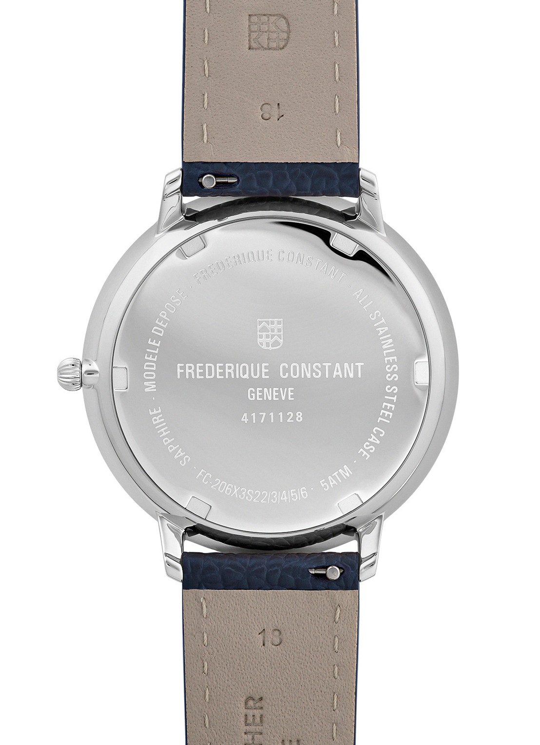 Frederique Constant Classics Quartz Moonphase horloge FC-206RS3S6 - detail 3 zilver
