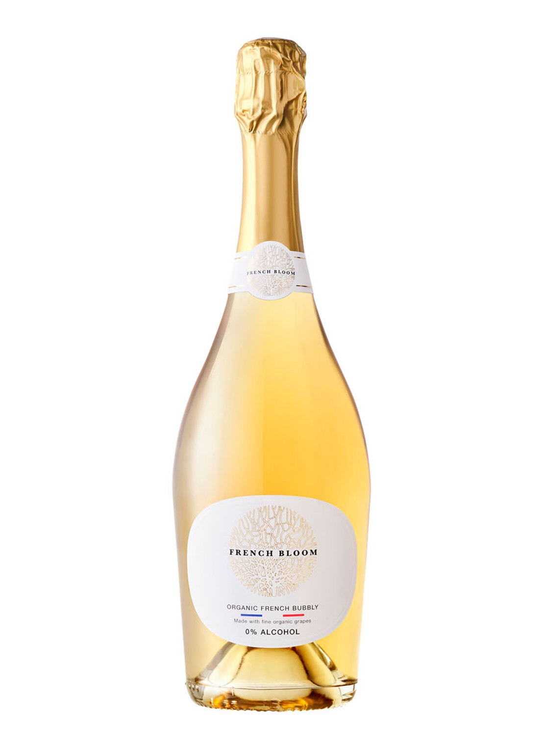 French Bloom Le Blanc alcoholvrije mousserende wijn 750 ml - voorkant undefined