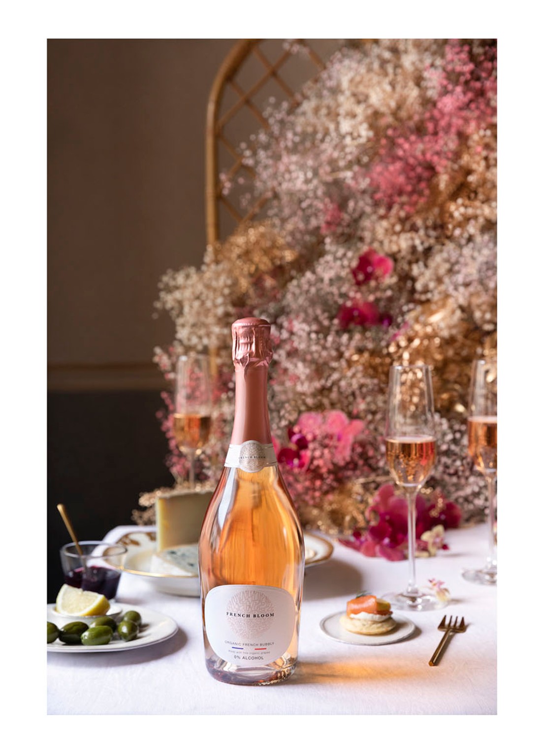 French Bloom Le Rosé  alcoholvrije mousserende rosé wijn 750 ml - detail 3 undefined