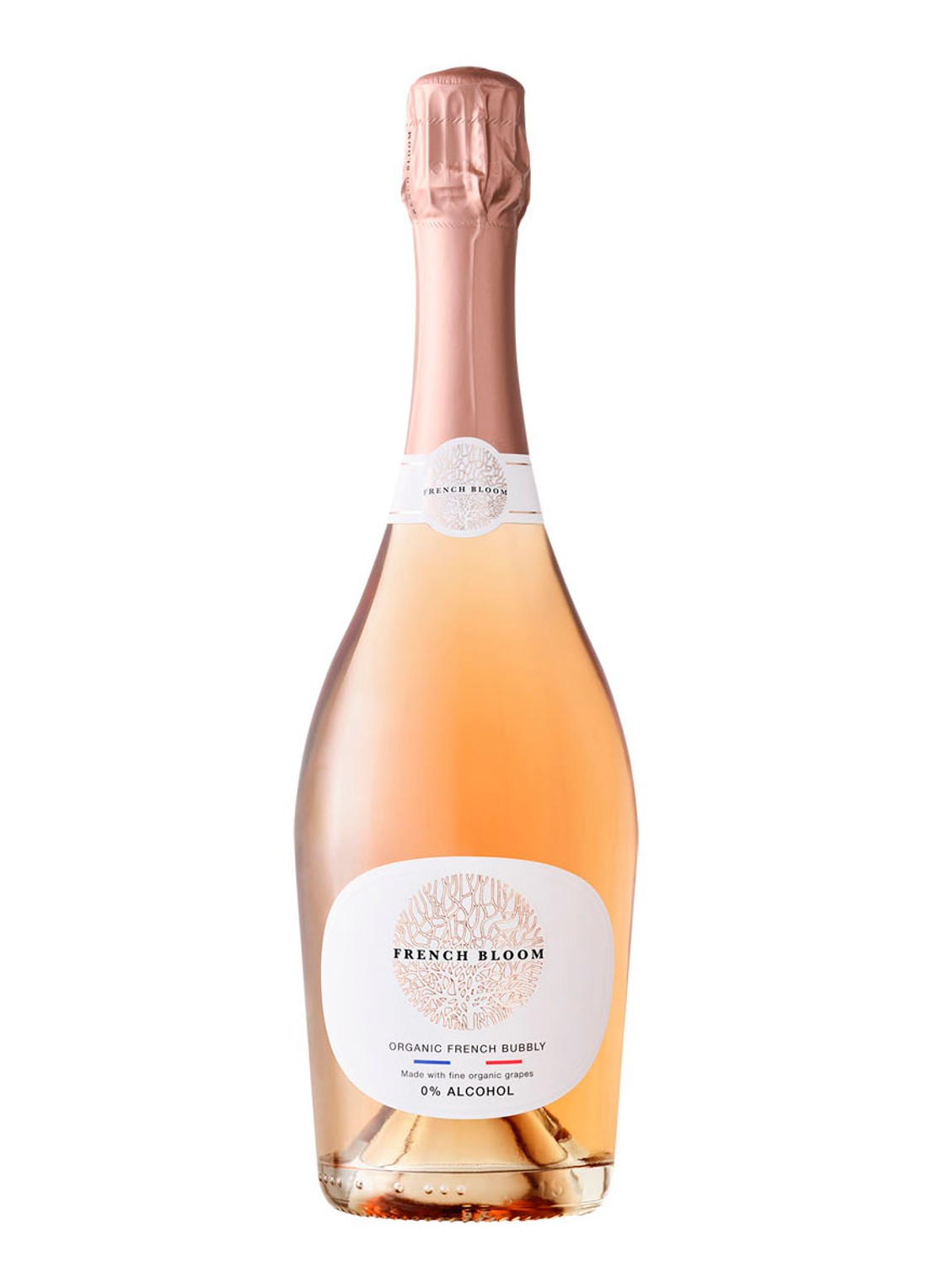 French Bloom Le Rosé  alcoholvrije mousserende rosé wijn 750 ml - voorkant undefined