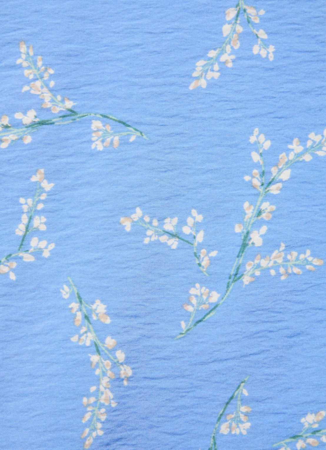 French Connection Daniella midi tuniekjurk met bloemenprint en V-hals - detail 5 blauw