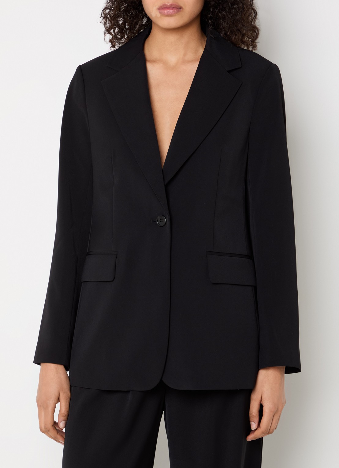 French Connection Harrie blazer met klepzakken - detail 3 zwart