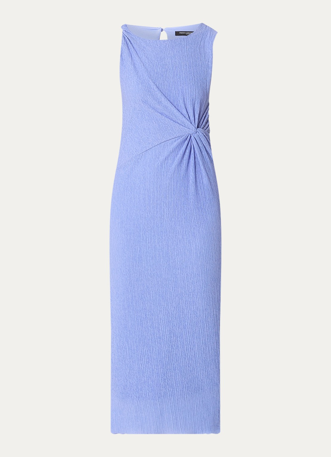 French Connection Ivy Cambria midi jurk met plissé - voorkant 3 lavendel