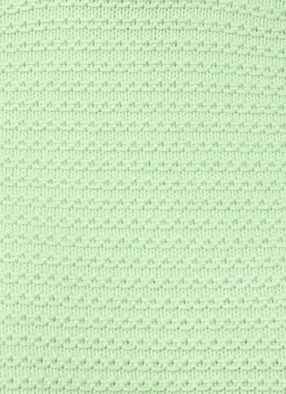 French Connection Lily grofgebreide top met ballonmouw - detail 5 lichtgroen