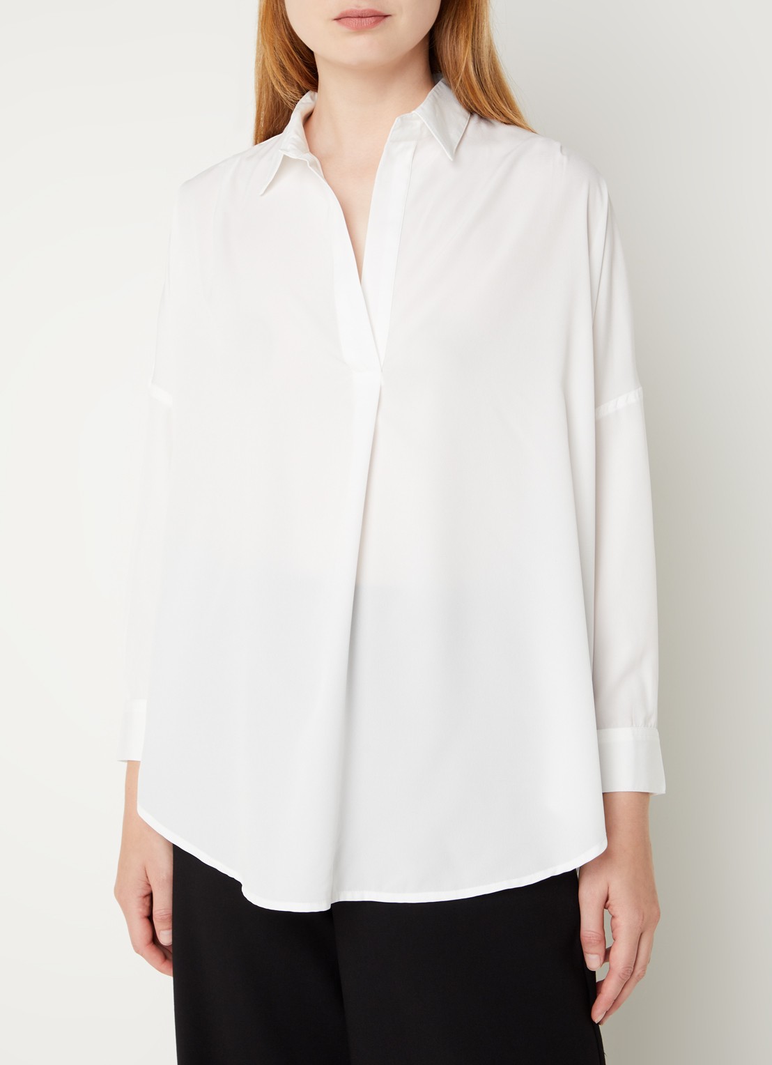 French Connection Rhodes oversized tuniek - detail 4 wit