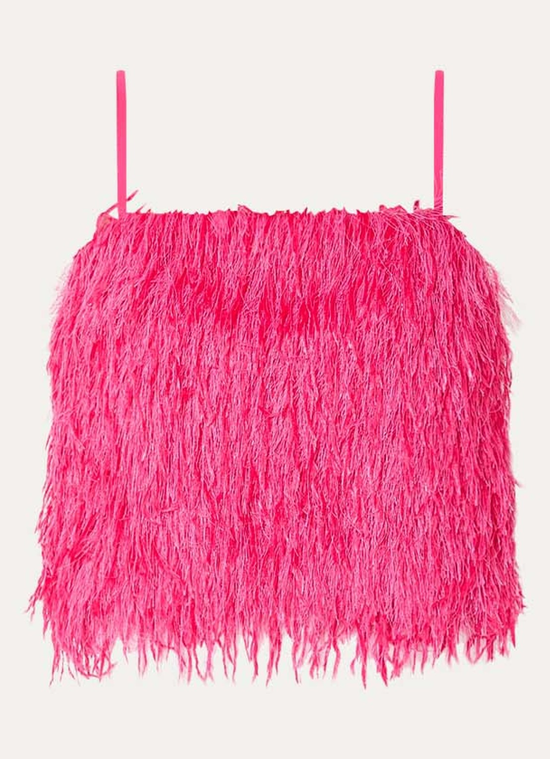 French Connection Sonia top met structuur - voorkant fuchsia