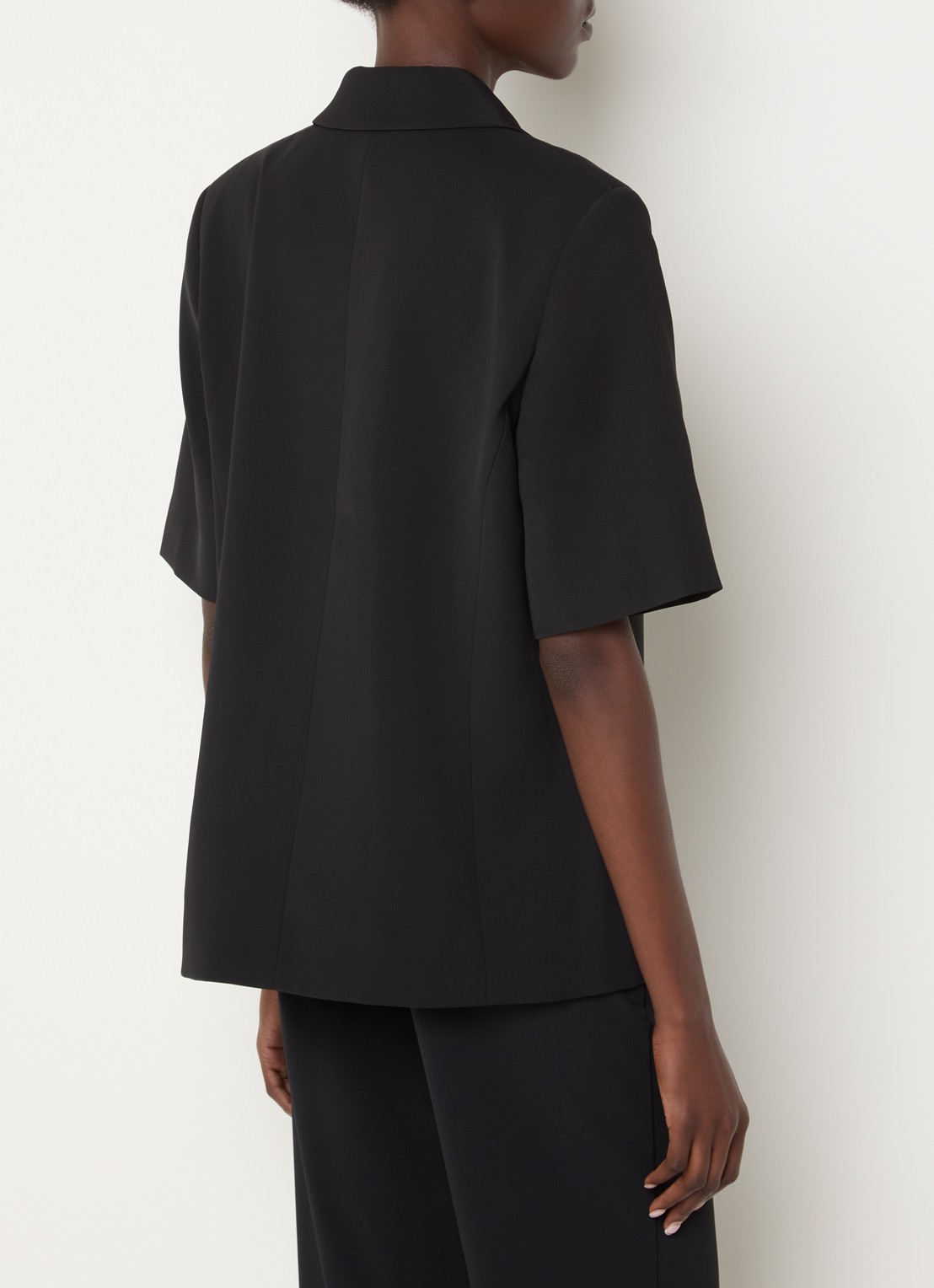 French Connection Vinnie blazer met paspelzakken - achterkant 4 zwart