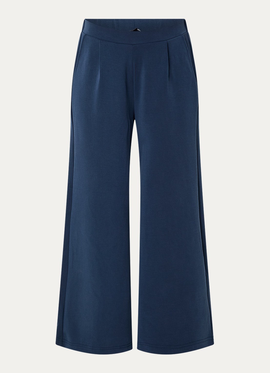 French Connection Wren high waist wide fit pantalon met steekzakken - voorkant 3 indigo