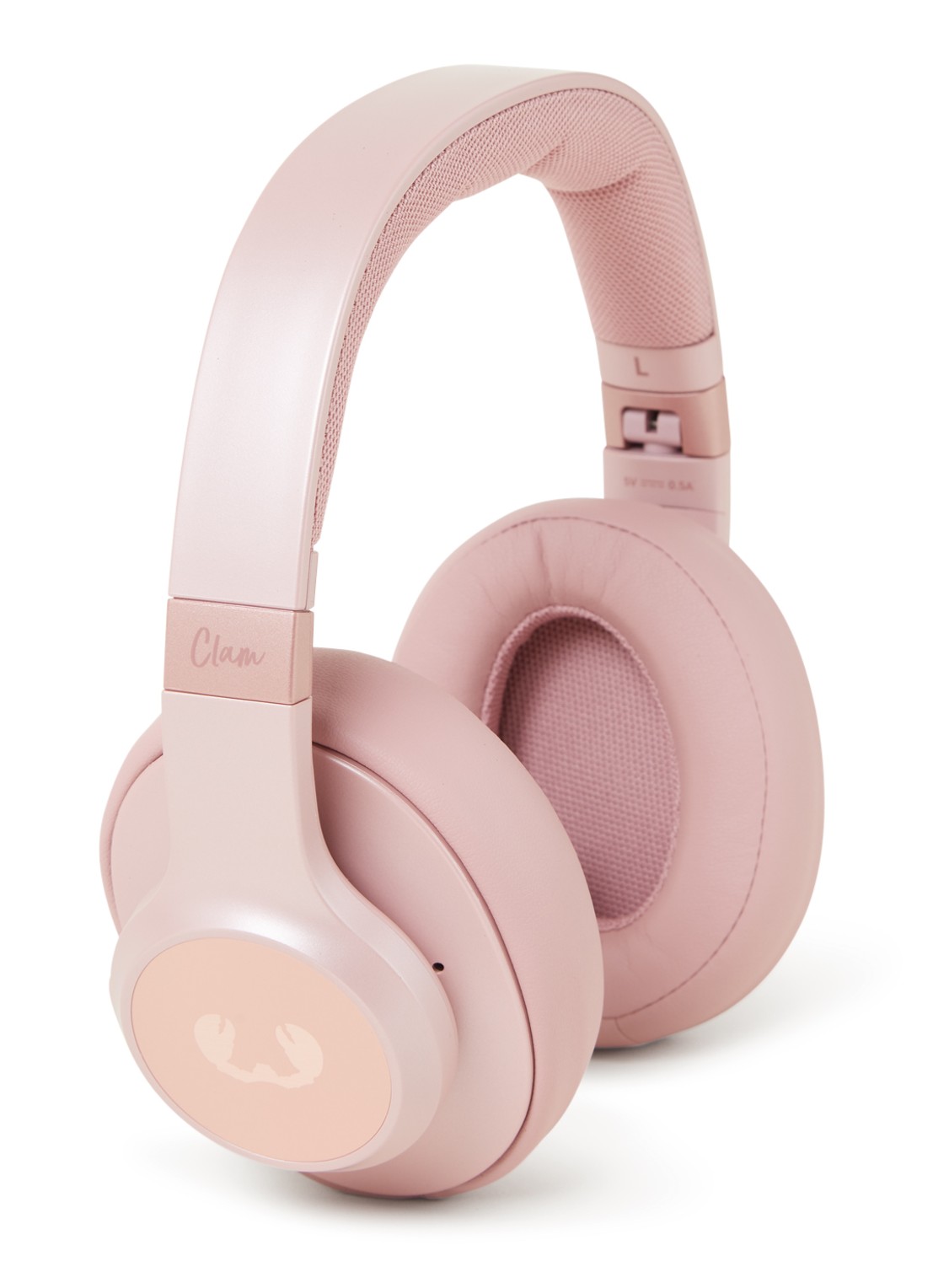 Fresh 'n Rebel Clam ANC draadloze bluetooth koptelefoon - voorkant lichtroze