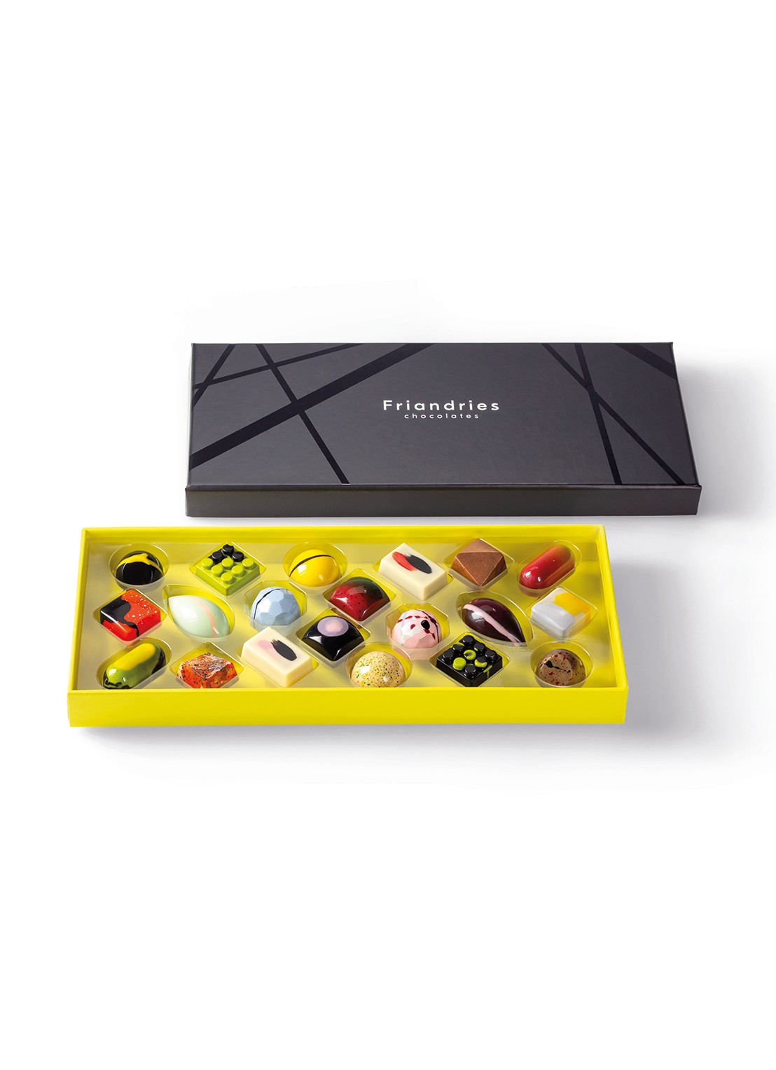 Friandries Combination Three chocolade bonbons 20 stuks - voorkant 2 undefined