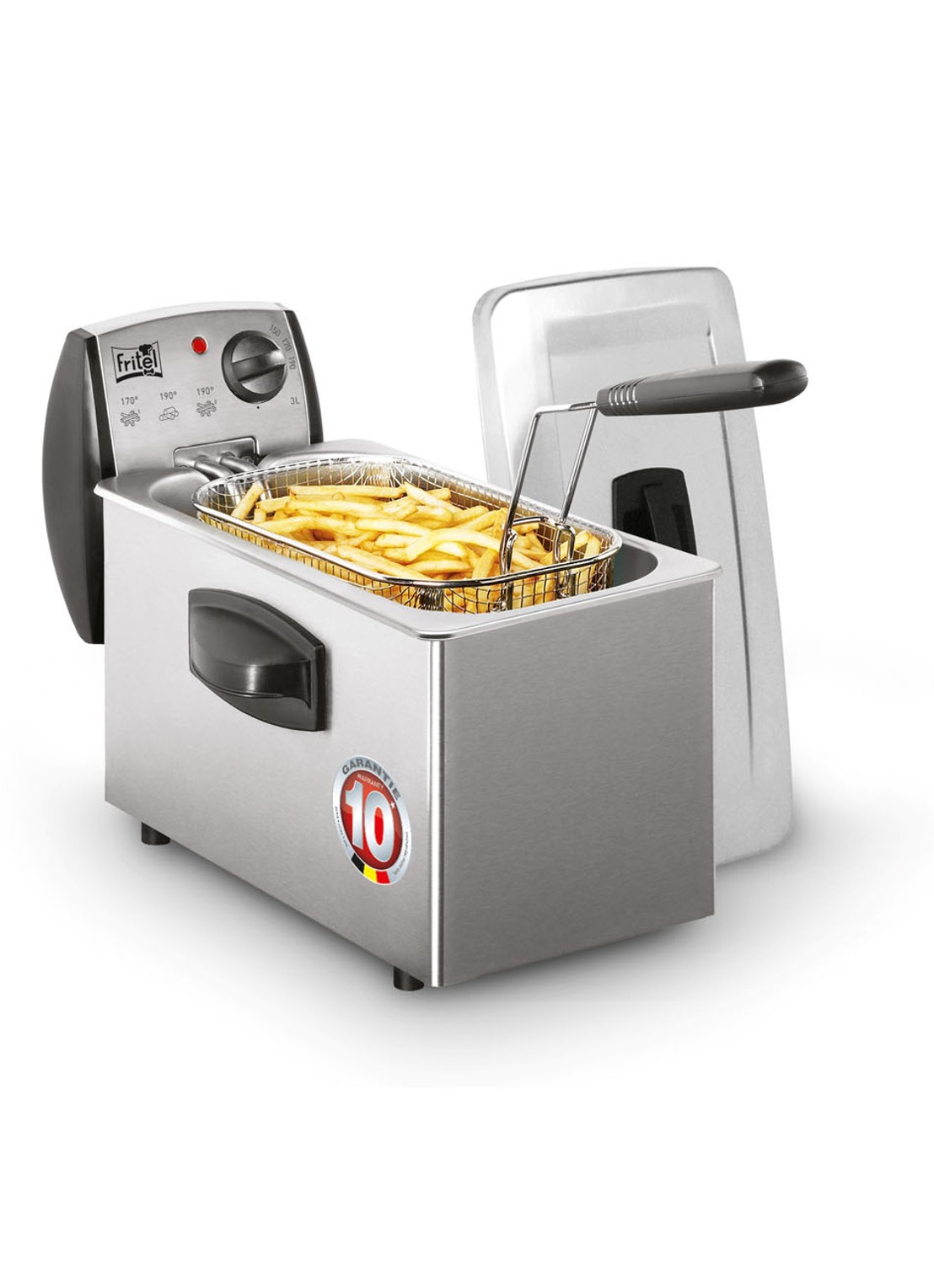 Fritel Frituurpan FR1450 141053 - voorkant roestvrijstaal
