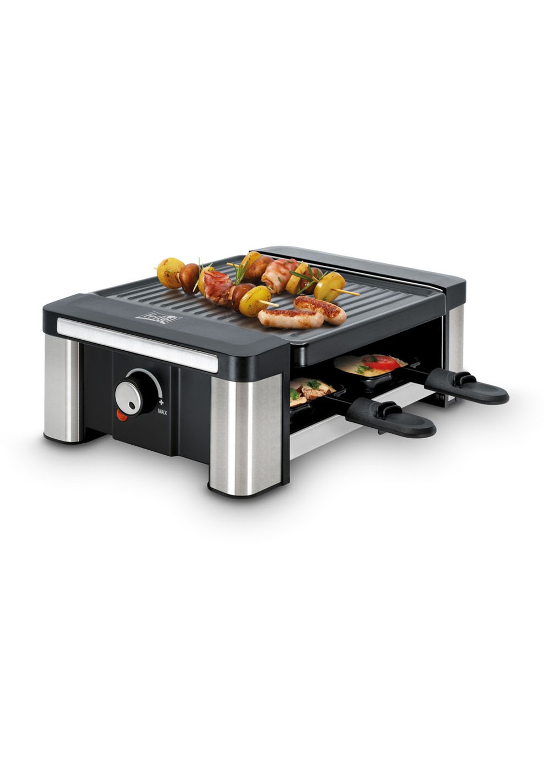 Fritel Raclette grill 32 x 21 cm RG2130 - detail zwart