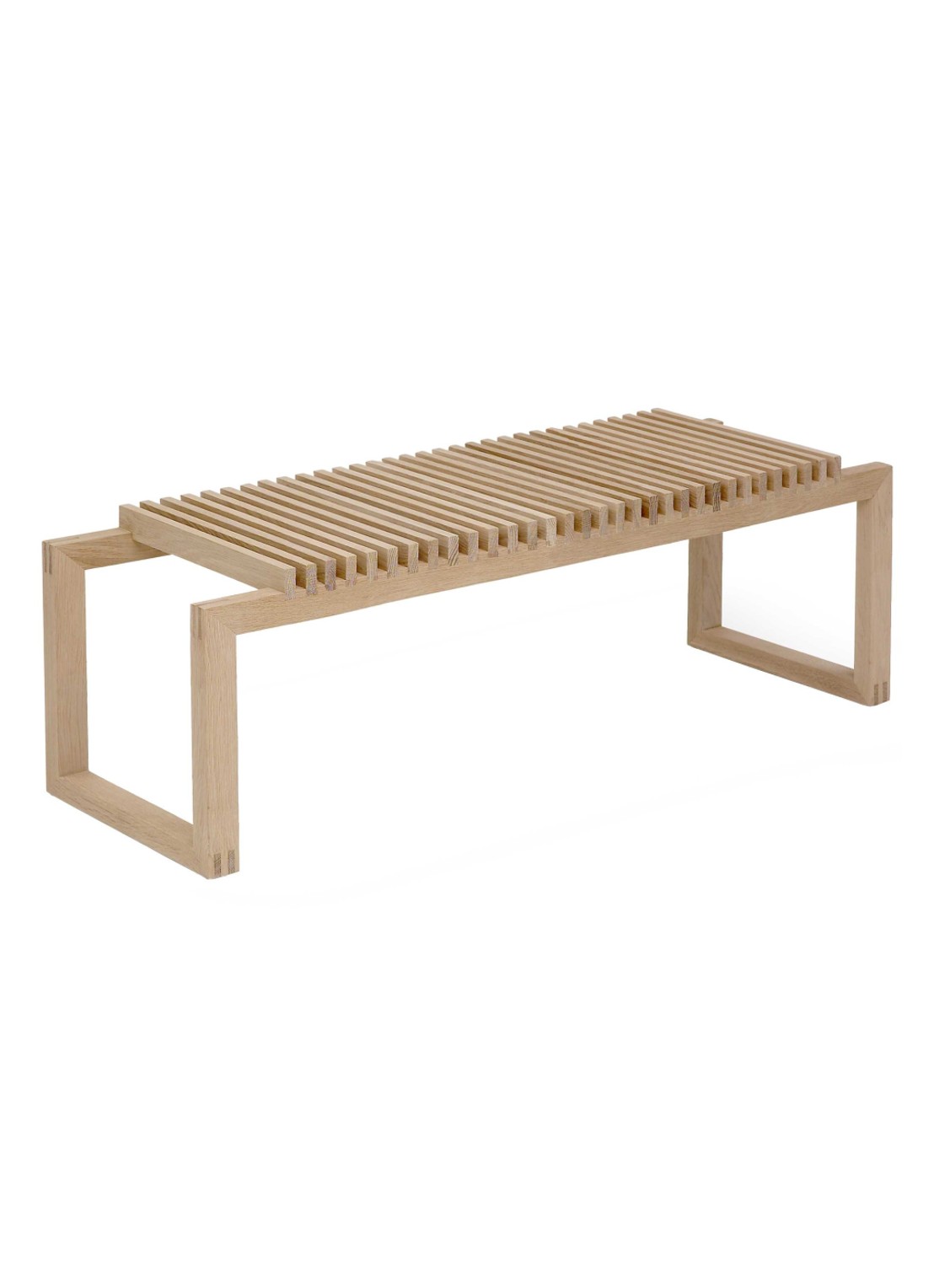 Fritz Hansen Cutter eetbank - voorkant naturel