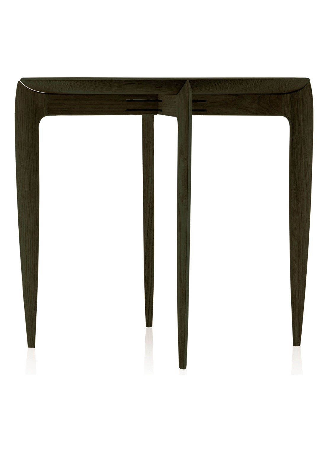 Fritz Hansen Foldable Tray Table bijzettafel  - voorkant zwart
