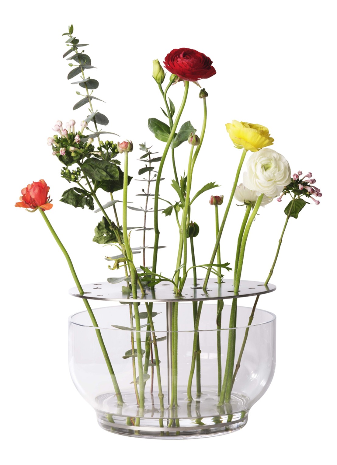 Fritz Hansen Ikebana vaas 15,5 cm - voorkant transparant