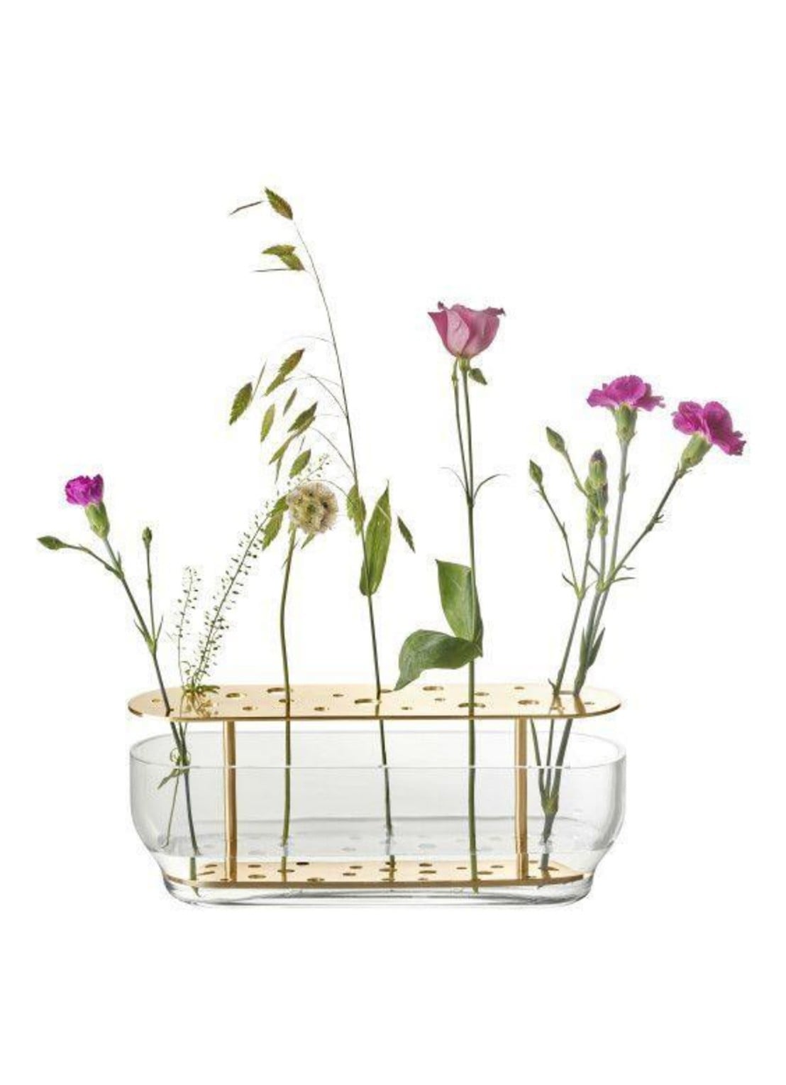 Fritz Hansen Ikebana vaas long - voorkant goud