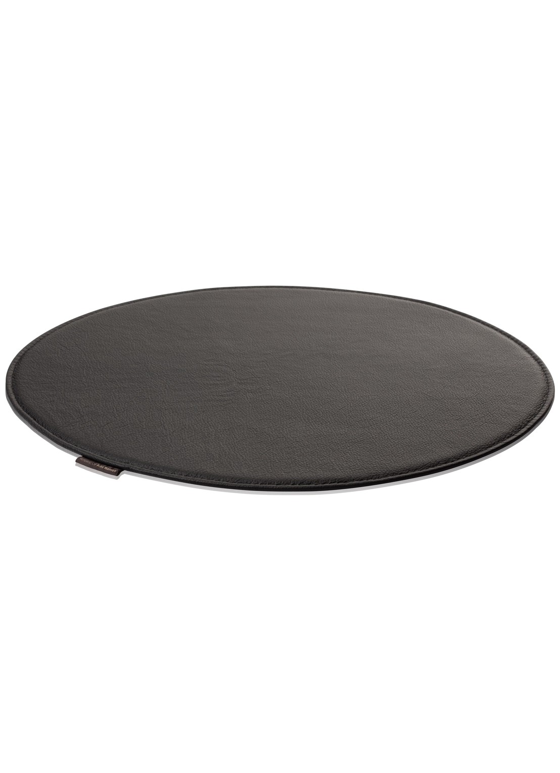 Fritz Hansen Vlinderstoel Series 7 zitkussen van leer 39 cm - voorkant 2 zwart