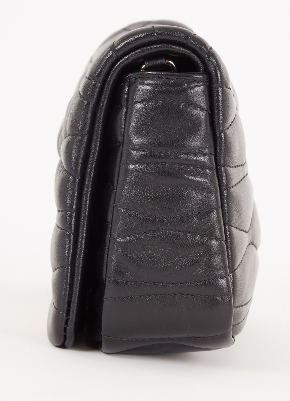 FURLA 1927 Mini crossbodytas van quilted kalfsleer - detail 3 zwart