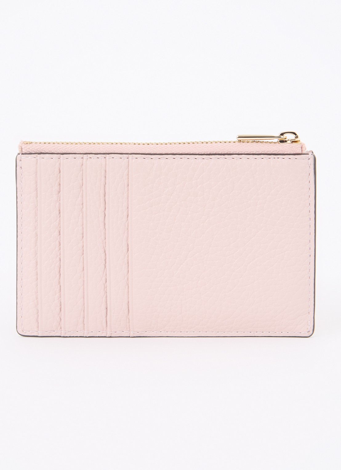 FURLA Camelia M pasjeshouder van leer - achterkant lichtroze