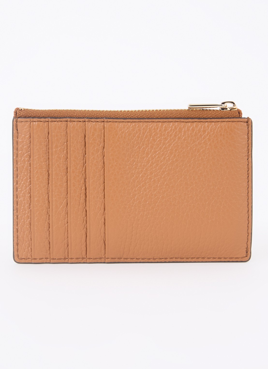 FURLA Camelia M pasjeshouder van leer - achterkant 3 cognac