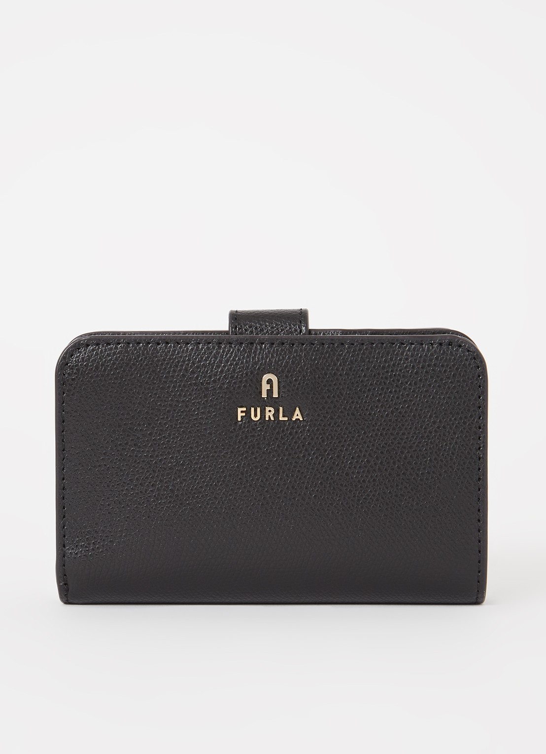 FURLA Camelia portemonnee van leer - voorkant zwart