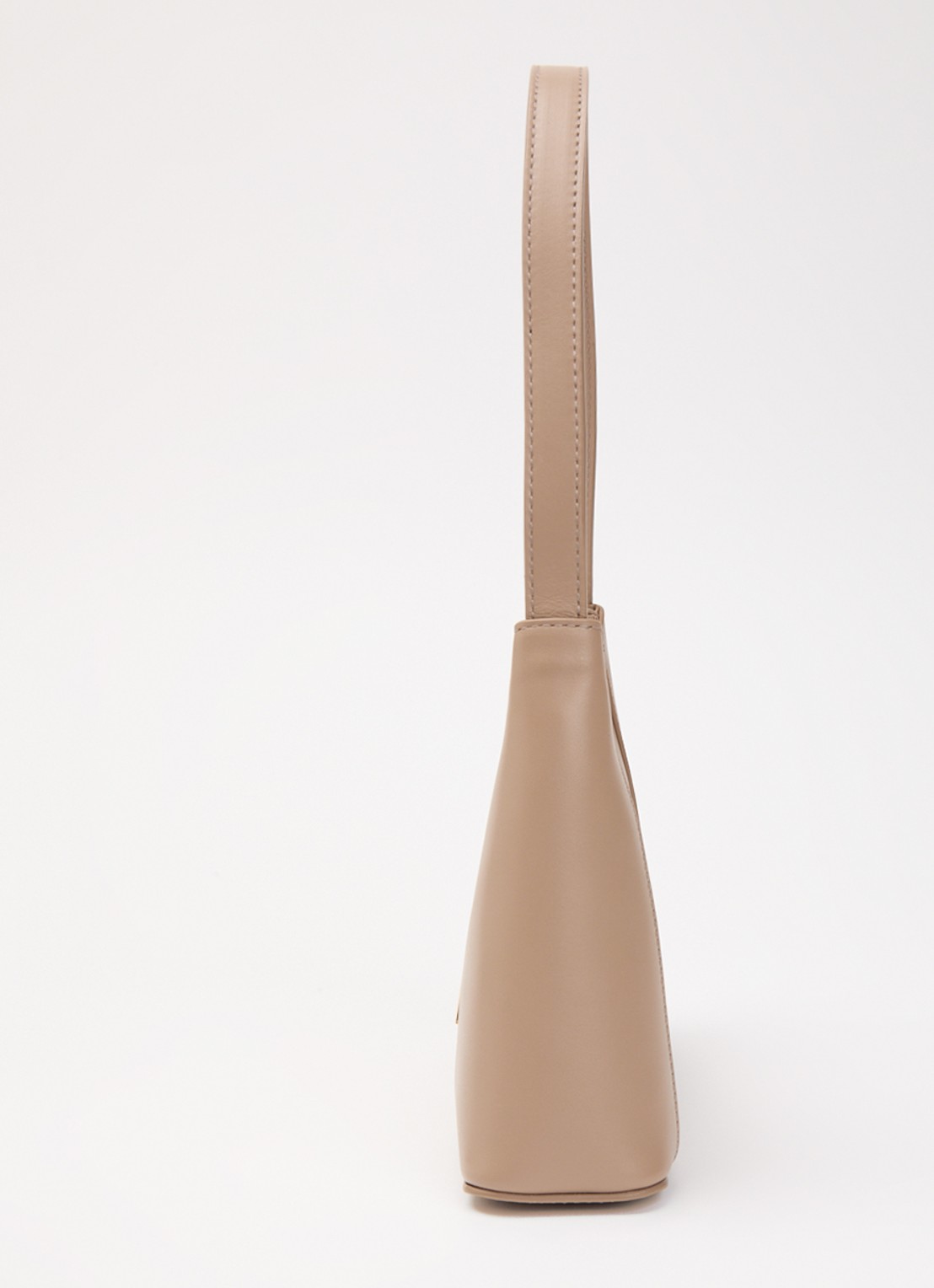 FURLA Diamante Mini schoudertas van leer - detail 3 donkerbeige