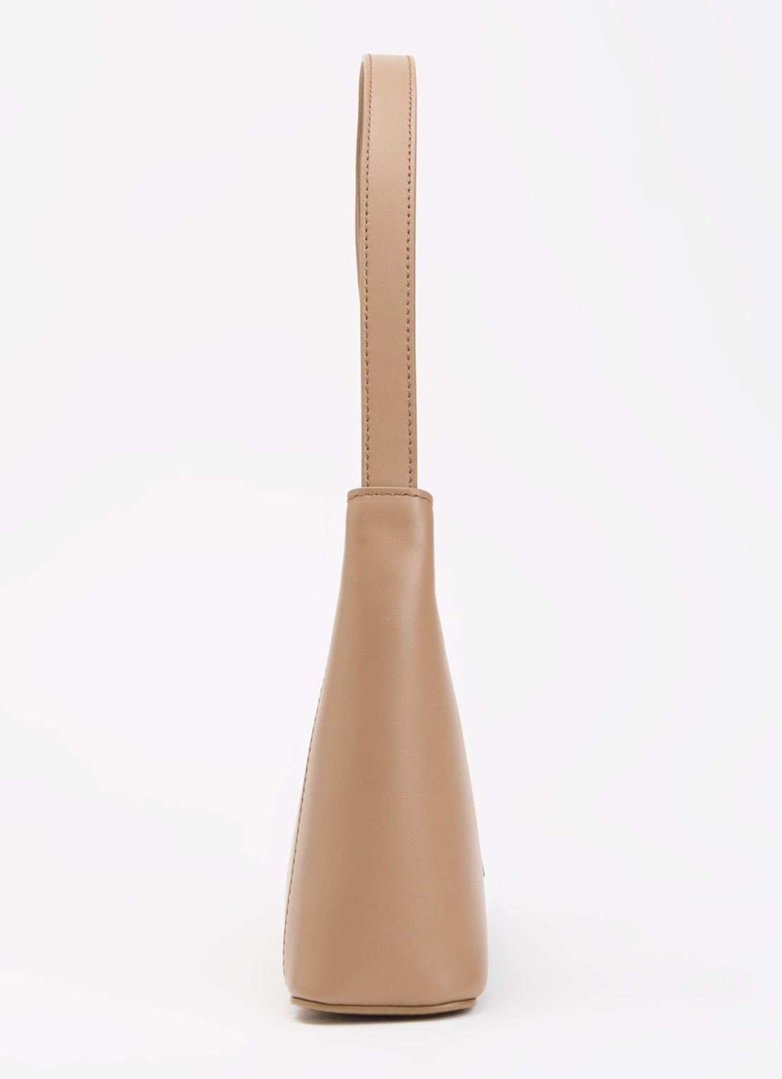 FURLA Diamante Mini schoudertas van leer - detail 4 donkerbeige