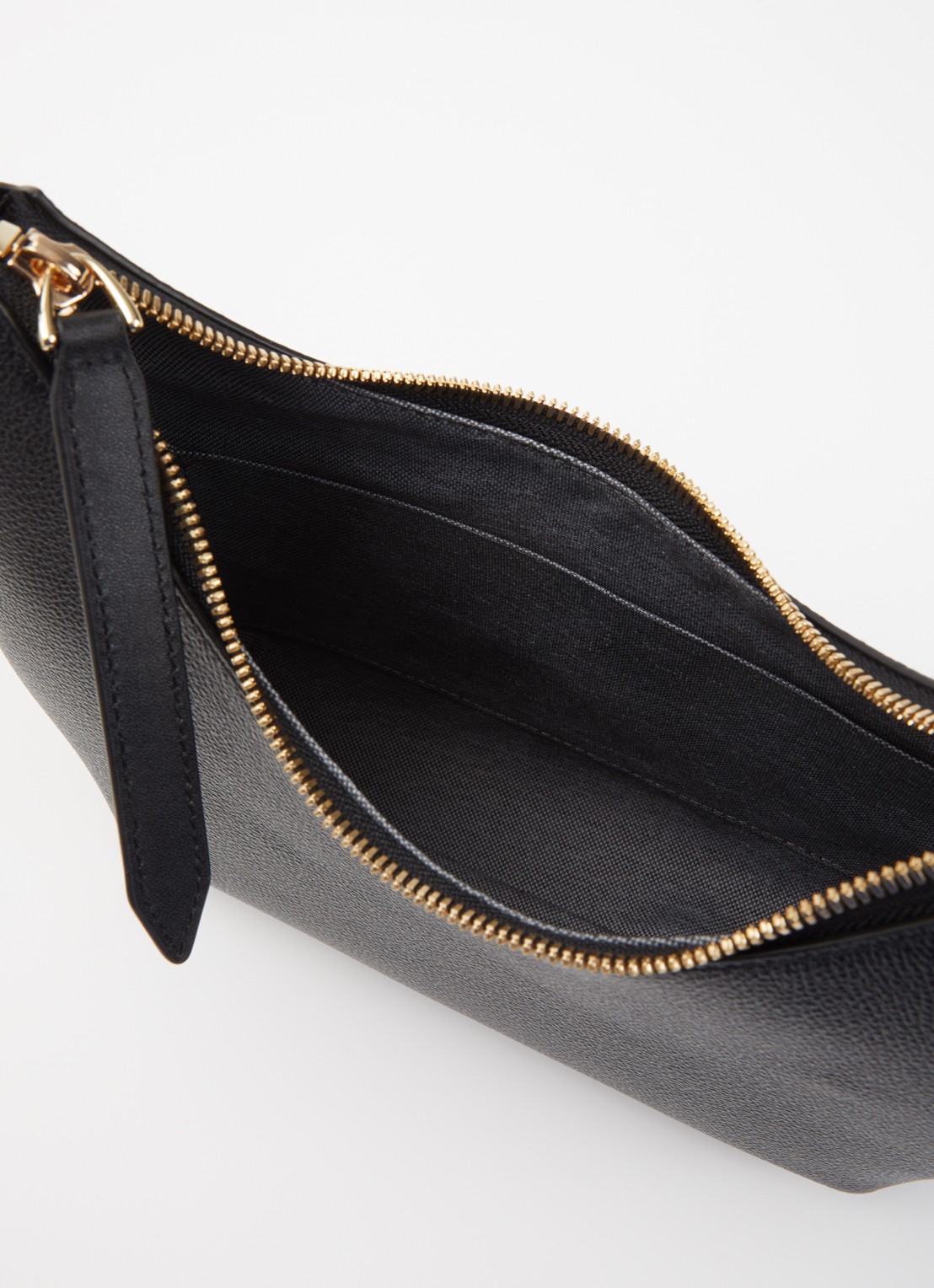 FURLA Goccia S schoudertas van leer  - detail 3 zwart