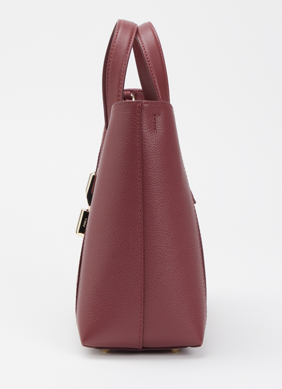 FURLA Goccia S shopper van leer met afneembare schouderriem - detail 4 rood