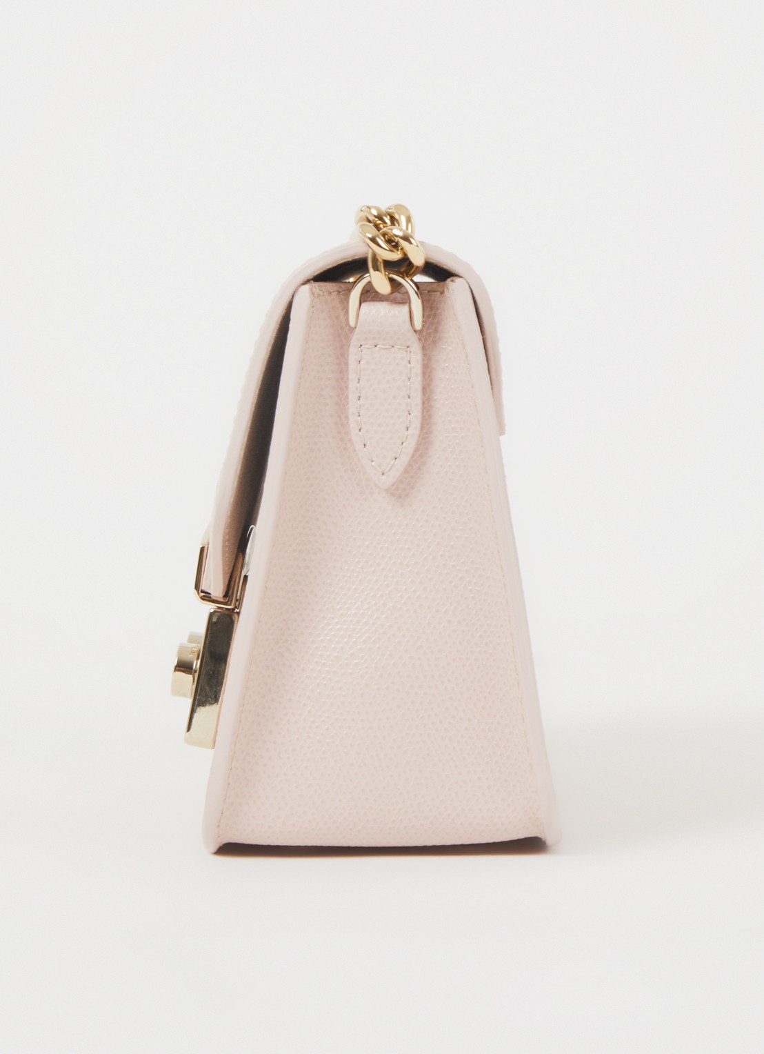 FURLA Metropolis Mini crossbodytas van kalfsleer - detail 2 lichtroze