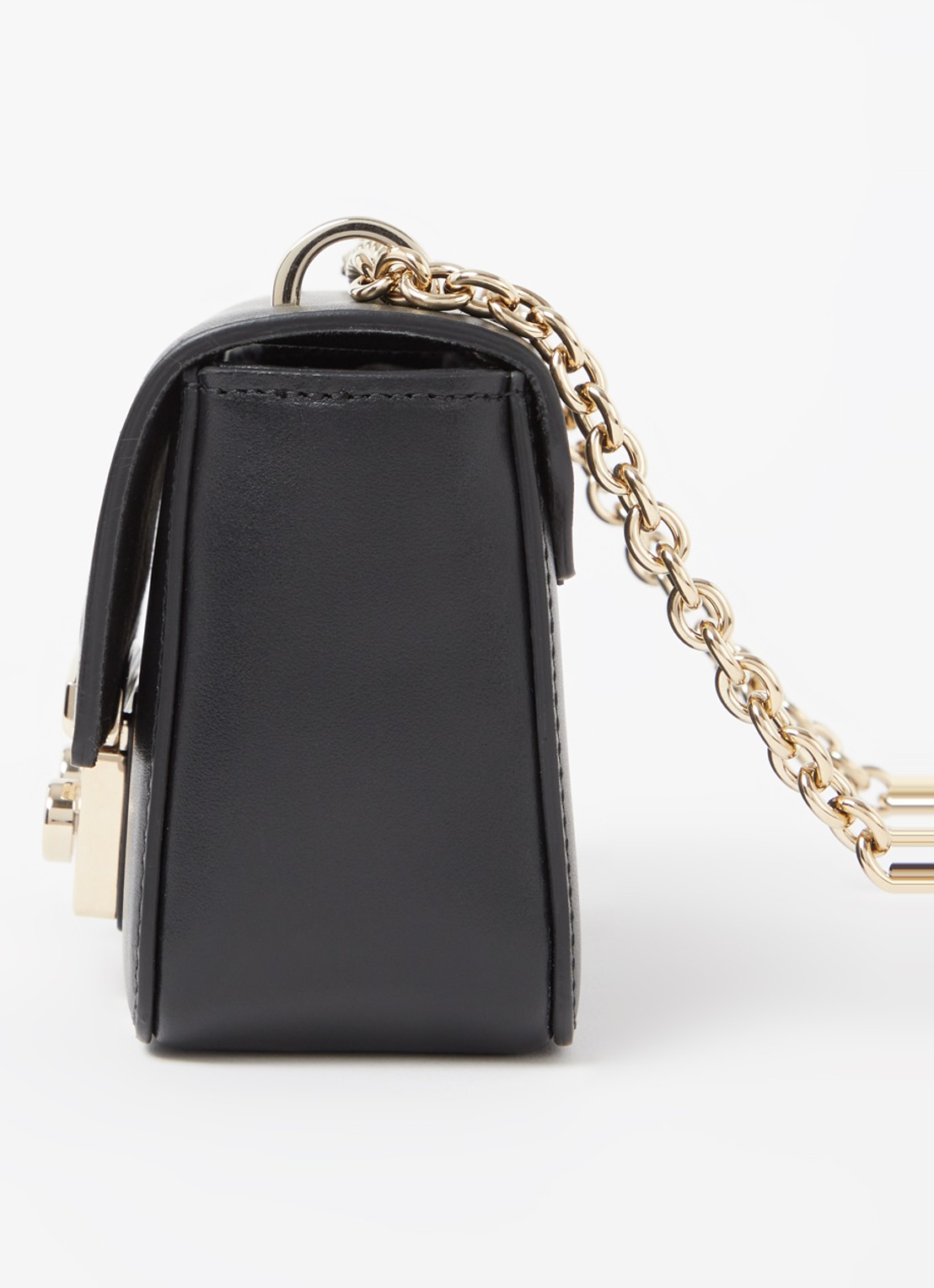 FURLA Metropolis Mini crossbodytas van leer - detail 3 zwart