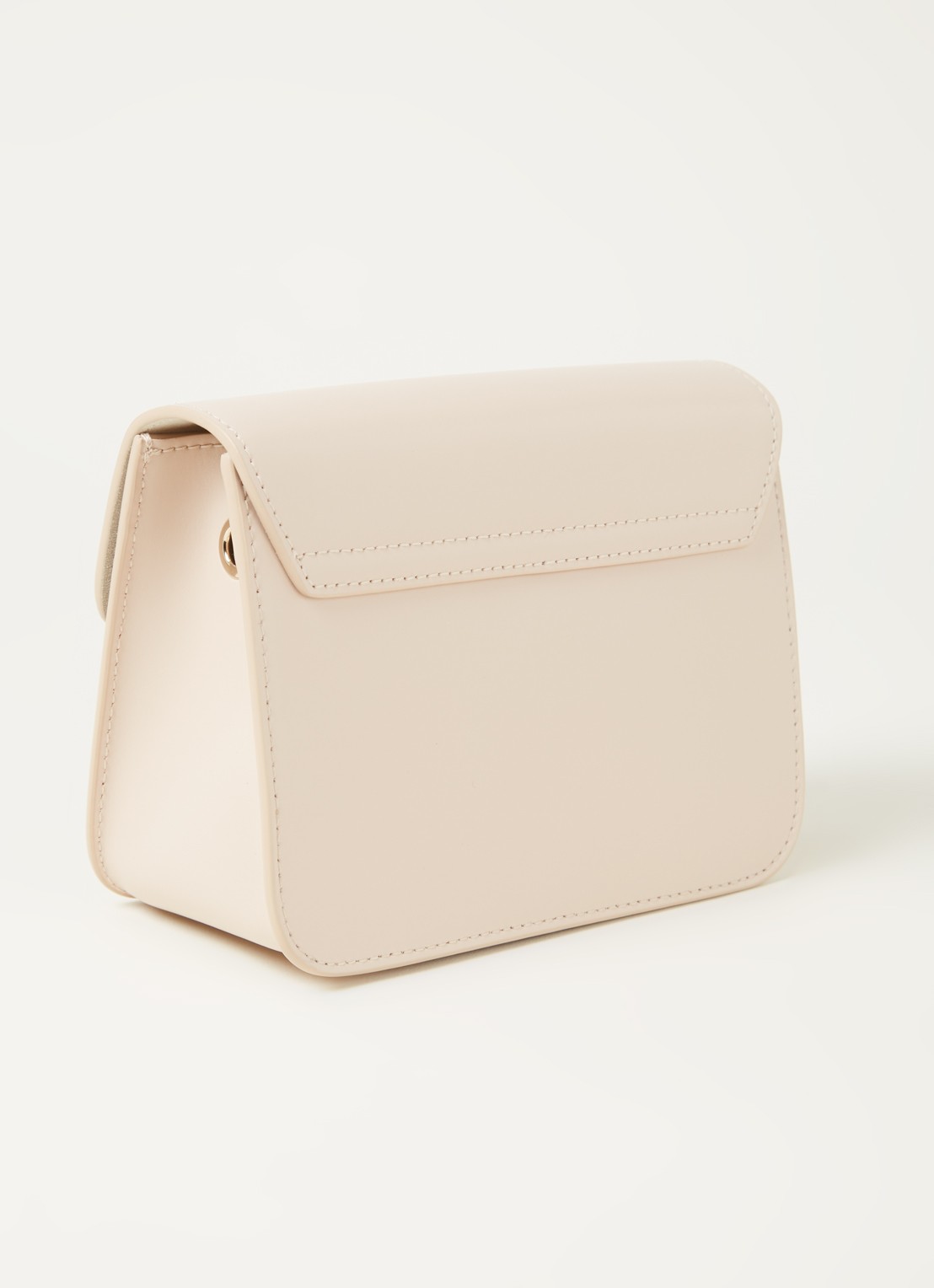 FURLA Metropolis Mini crossbodytas van leer - achterkant 2 lichtroze