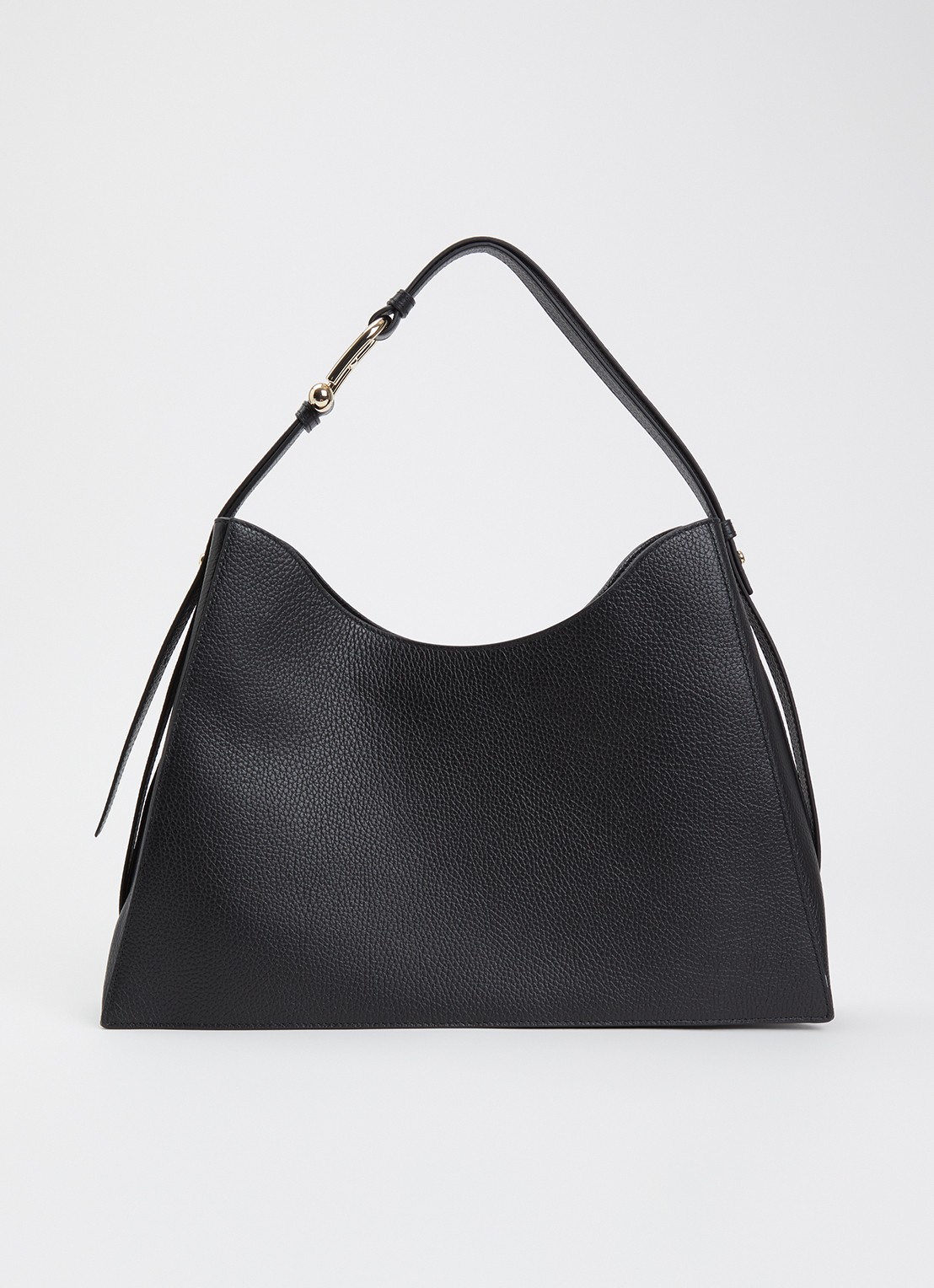 FURLA Nuvola L schoudertas van kalfsleer - voorkant 4 zwart